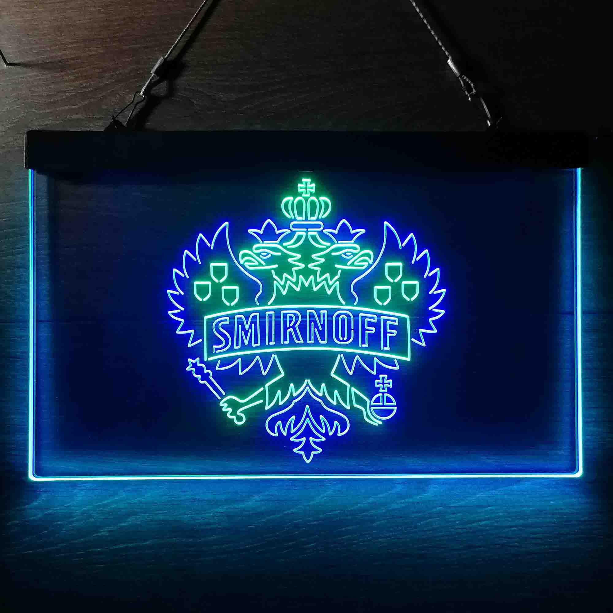 Smirnoff Vodka Wine Neon LED Sign