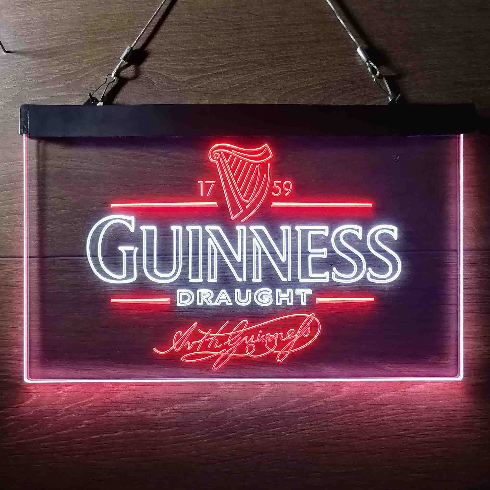 Guinness Draught 1759 Neon LED Sign