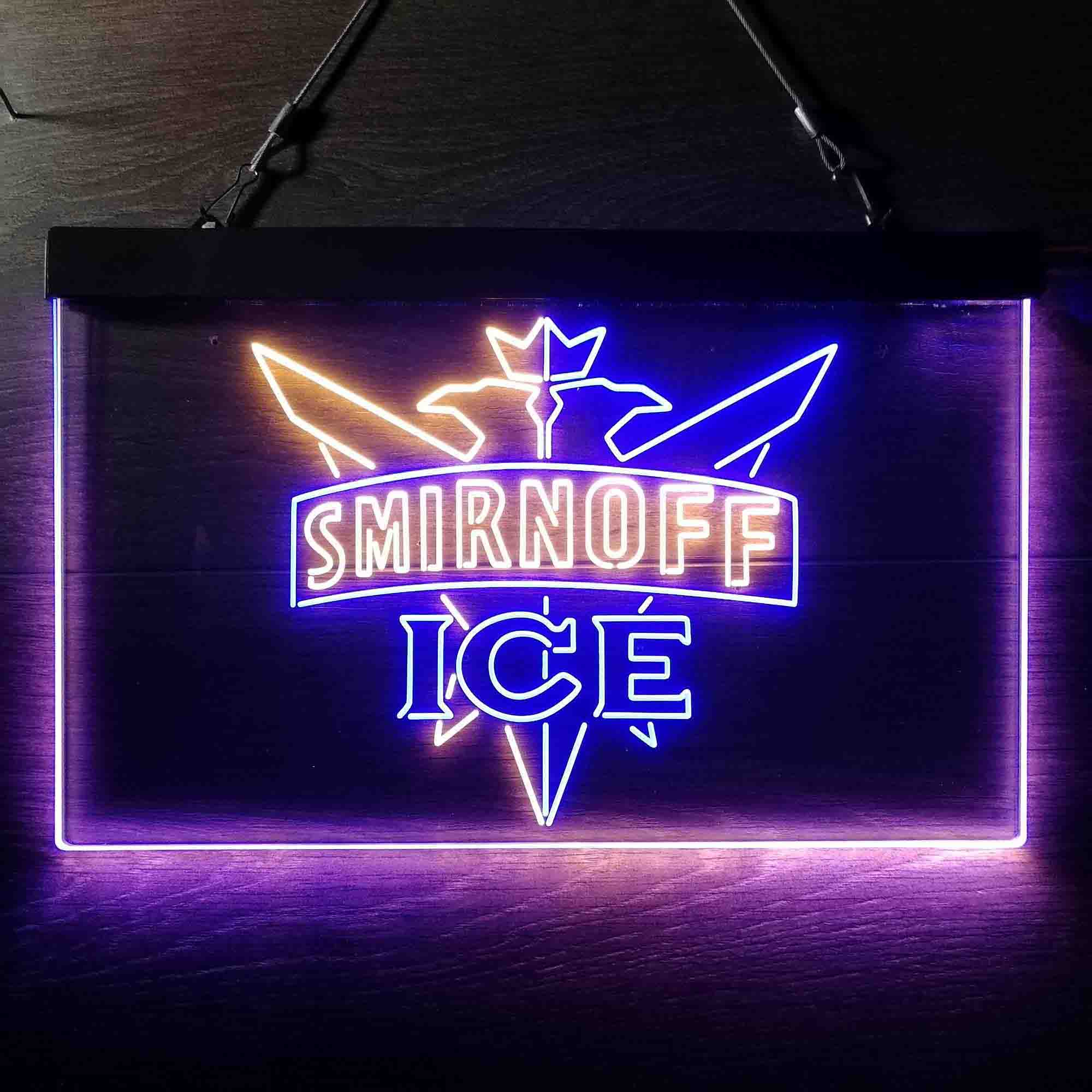 Smirnoff Vodka Bar Neon LED Sign