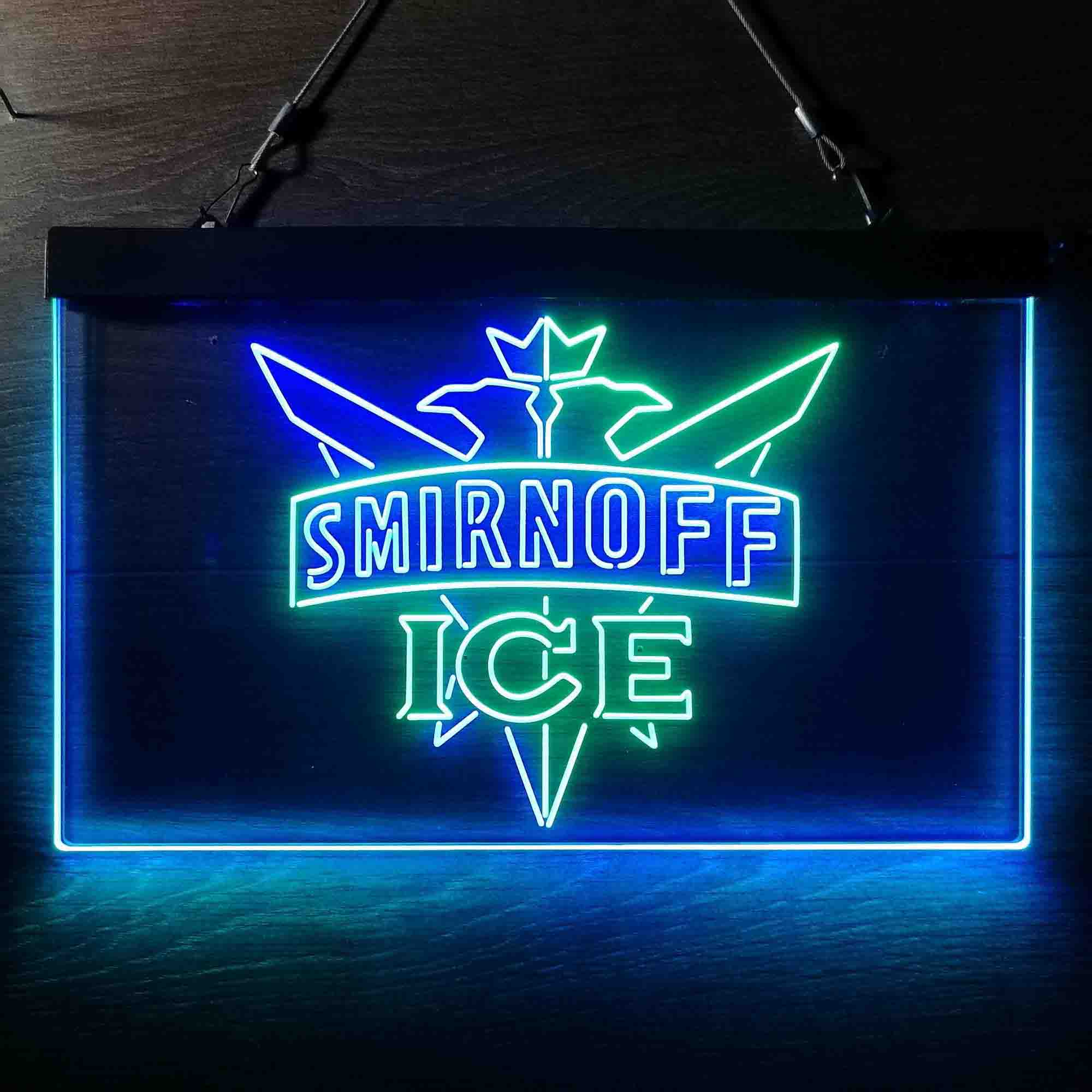 Smirnoff Vodka Bar Neon LED Sign