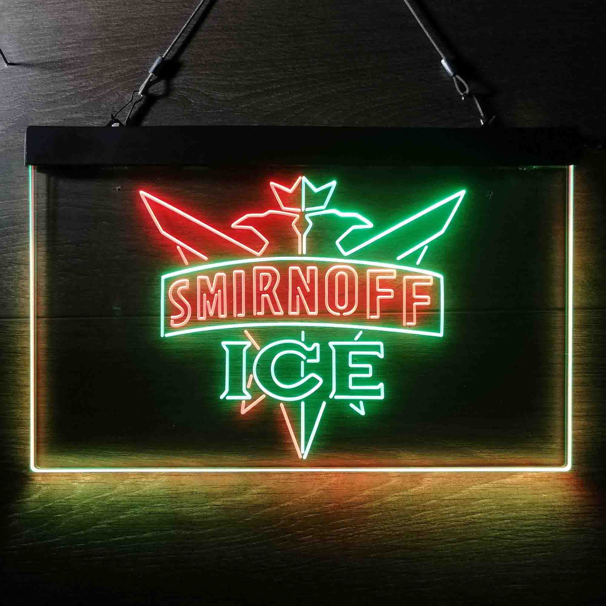 Smirnoff Vodka Bar Neon LED Sign