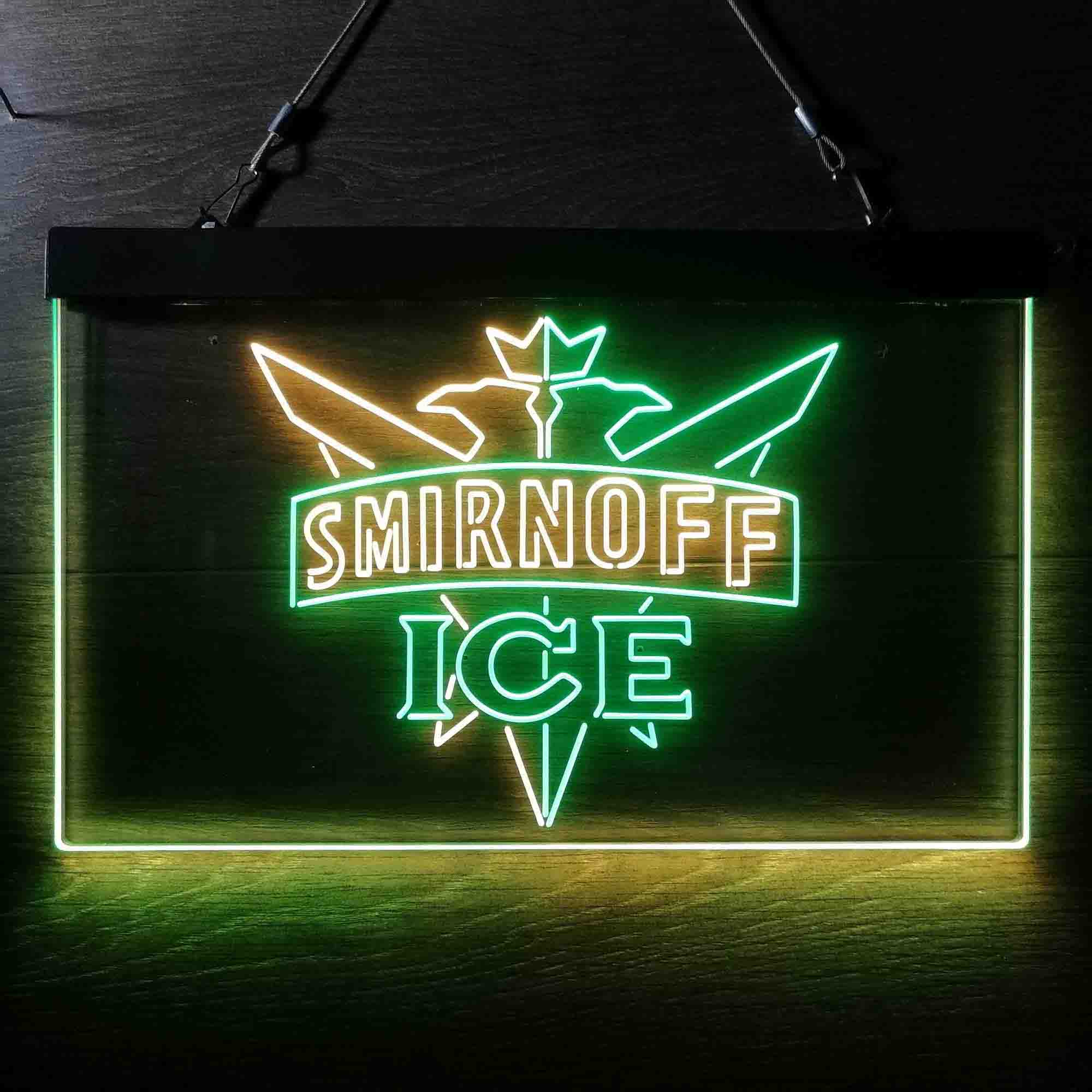 Smirnoff Vodka Bar Neon LED Sign