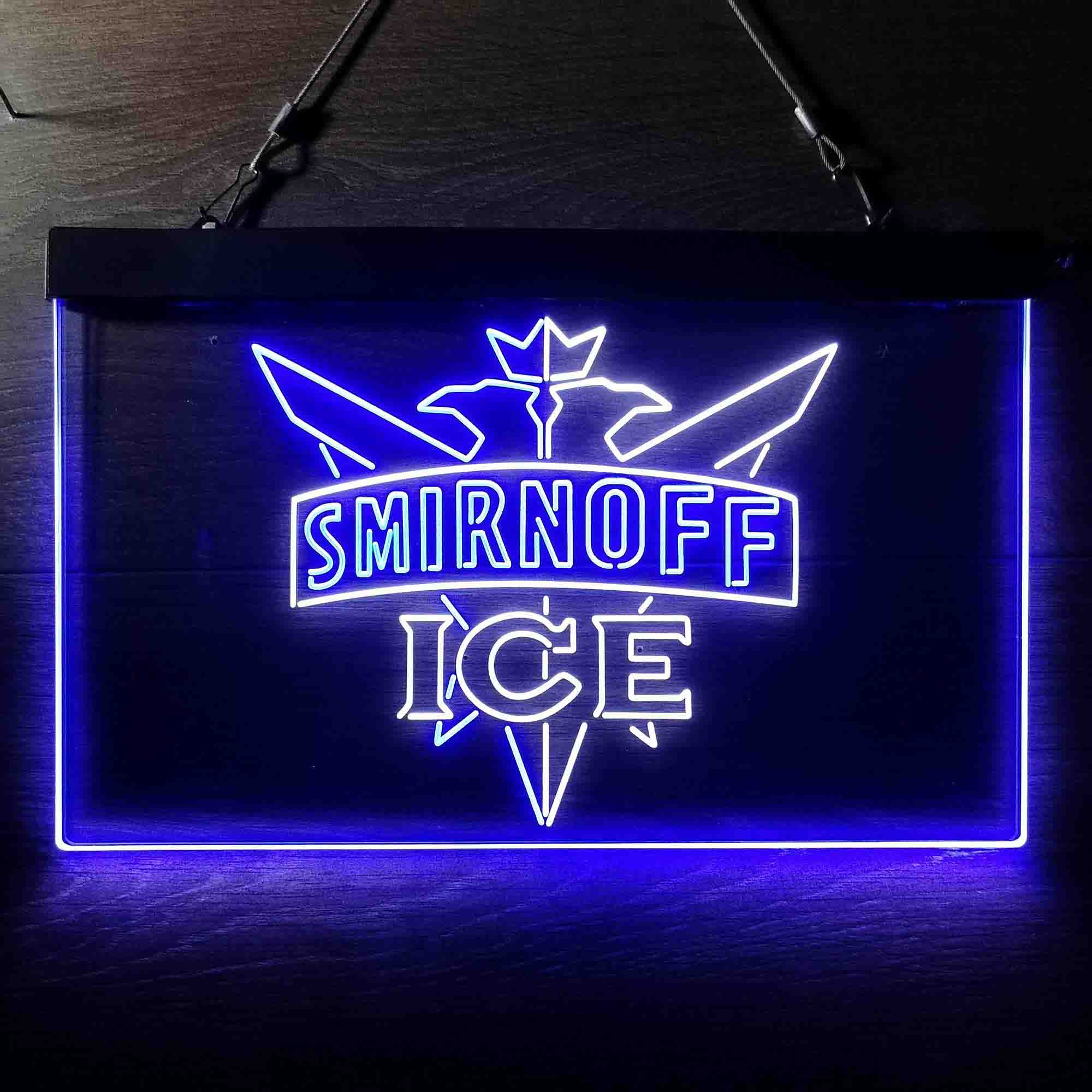 Smirnoff Vodka Bar Neon LED Sign