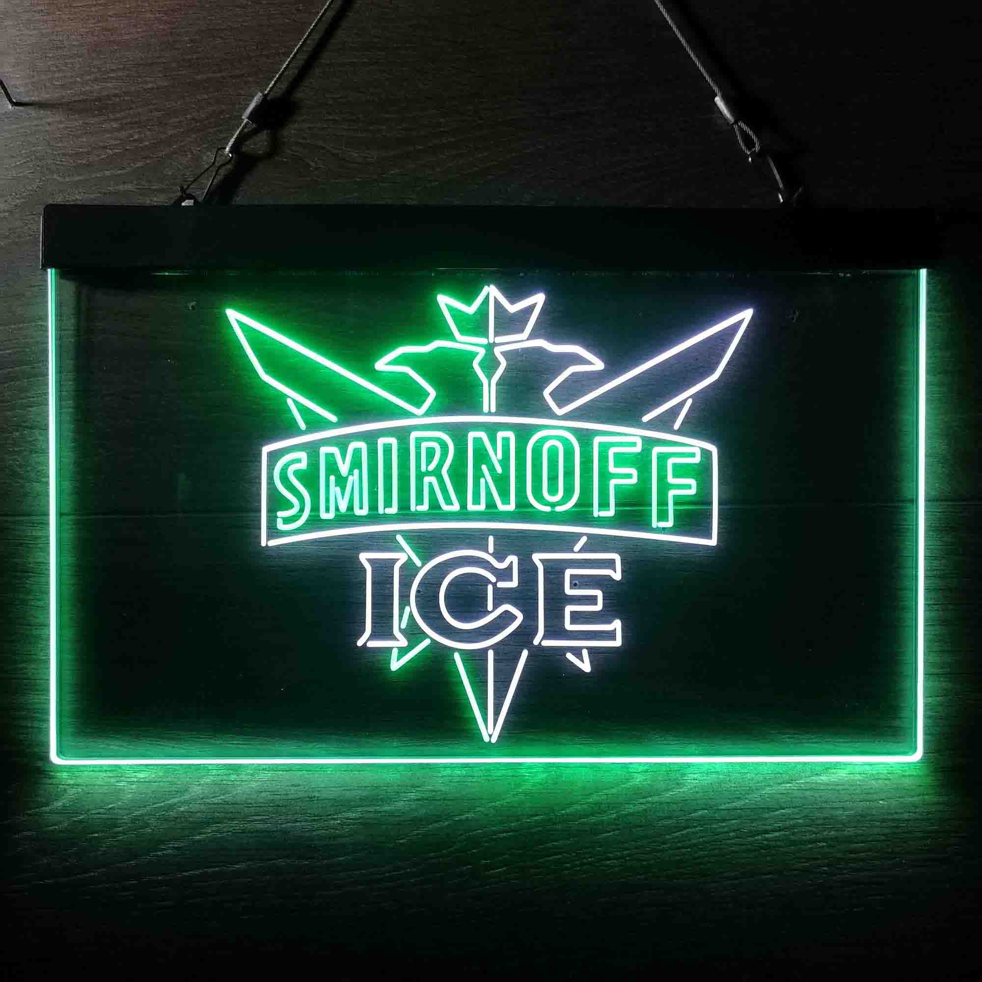 Smirnoff Vodka Bar Neon LED Sign