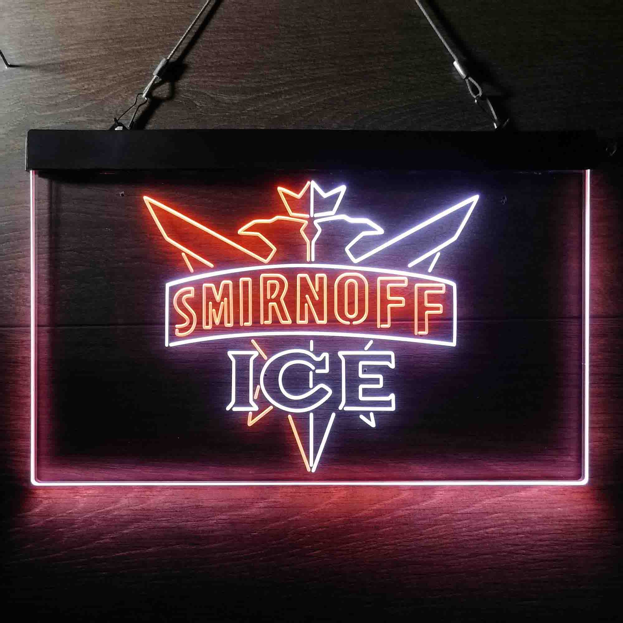 Smirnoff Vodka Bar Neon LED Sign