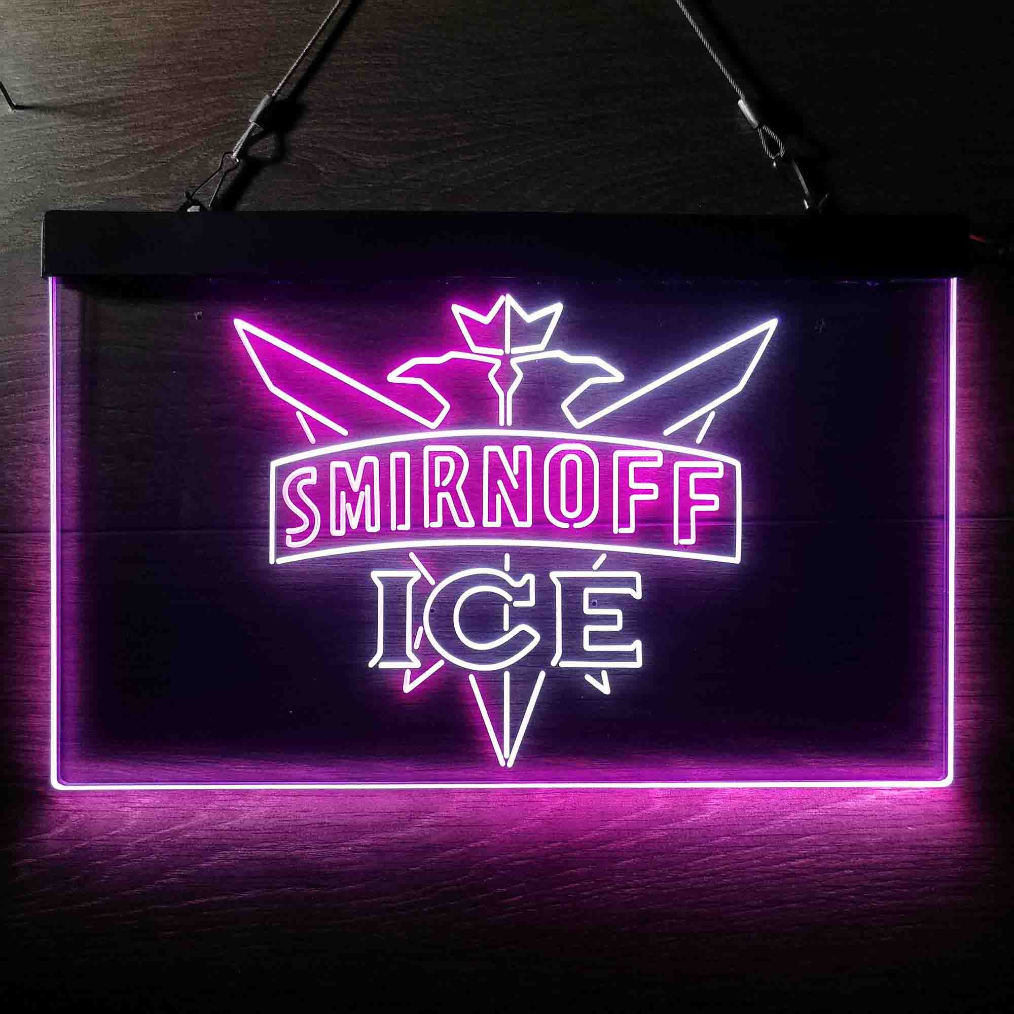 Smirnoff Vodka Bar Neon LED Sign