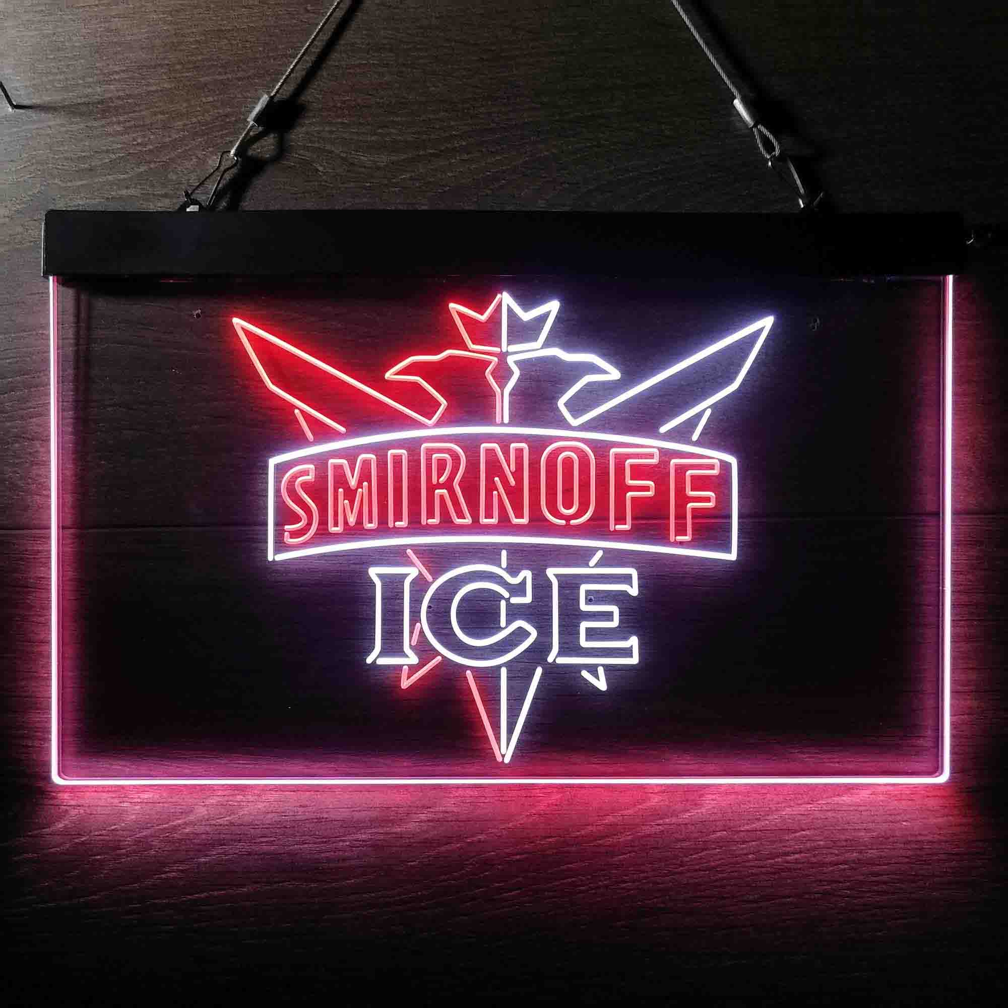 Smirnoff Vodka Bar Neon LED Sign