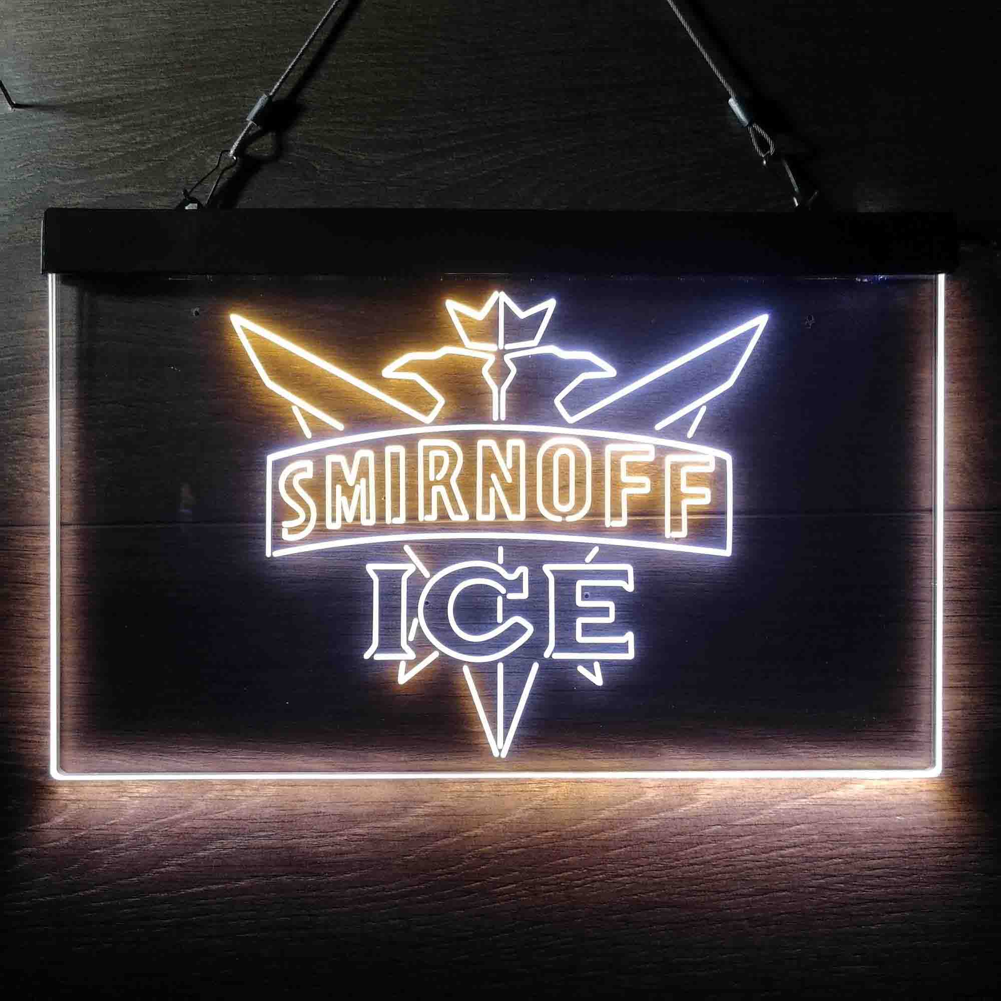 Smirnoff Vodka Bar Neon LED Sign