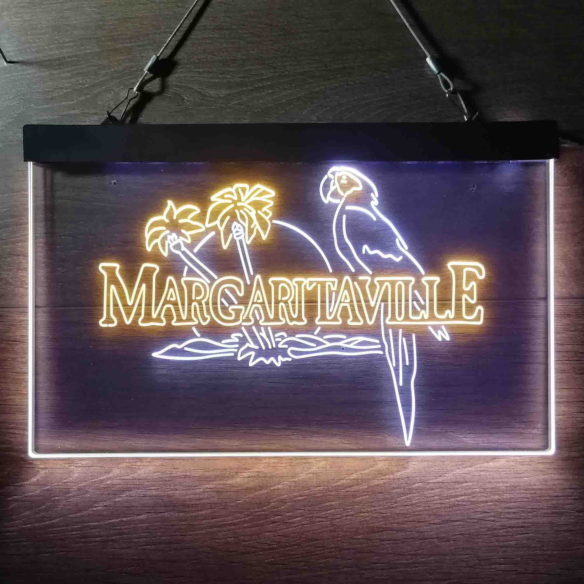 Jimmy Buffett's Margaritaville Parrot Neon LED Sign