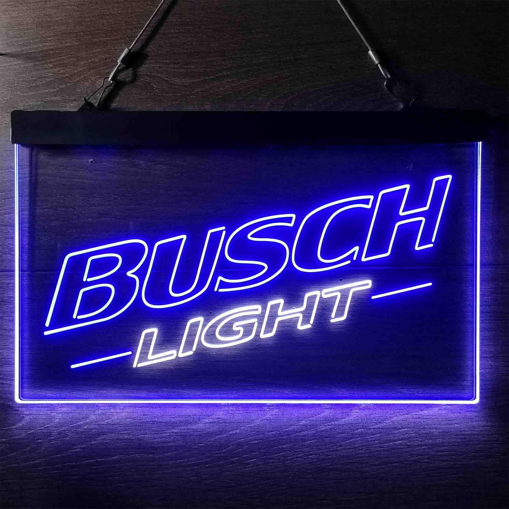 Bush Led Light Sign Busch Light Upslope Logo Neon Sign - LED LAB CAVE