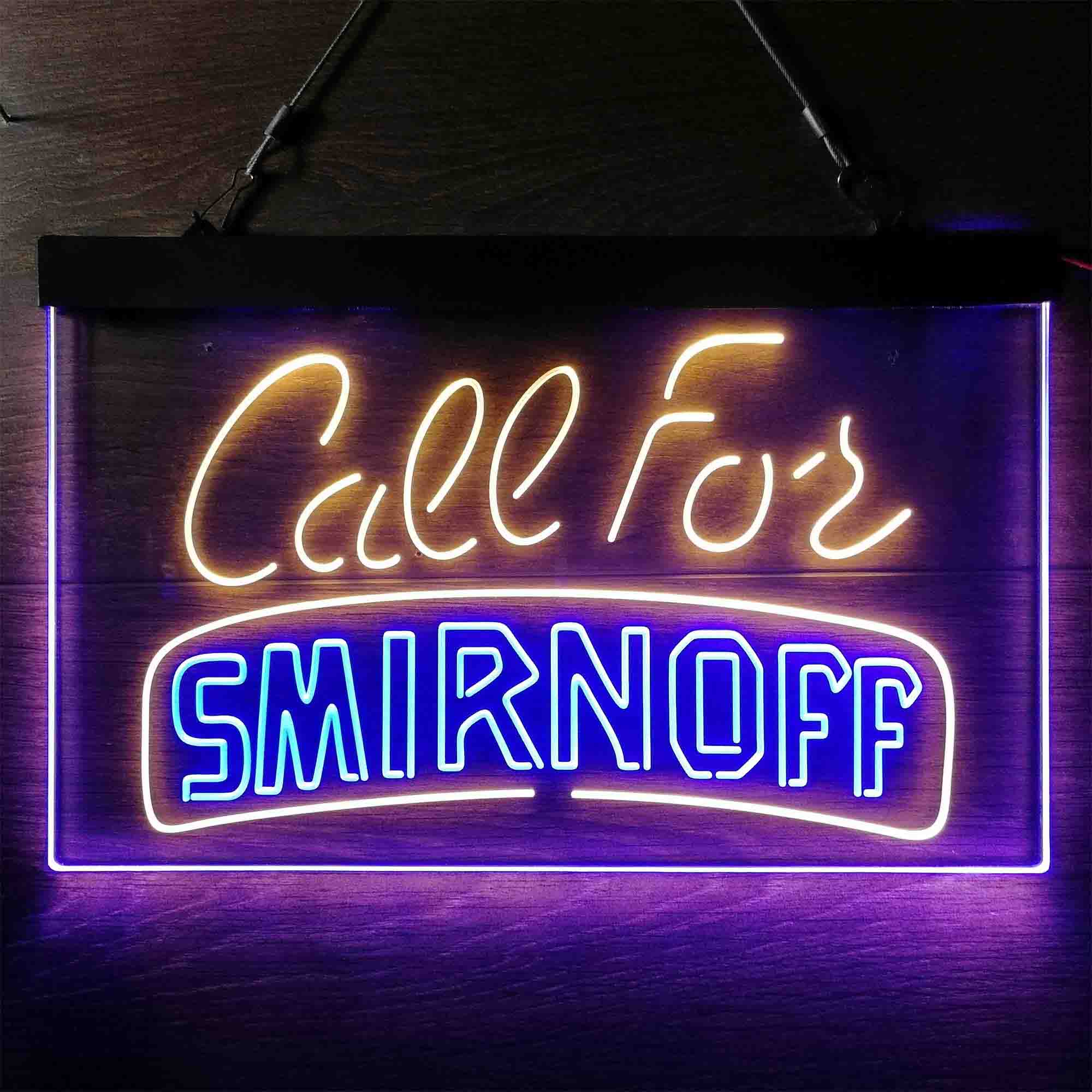 Call For Smirnoff Neon LED Sign