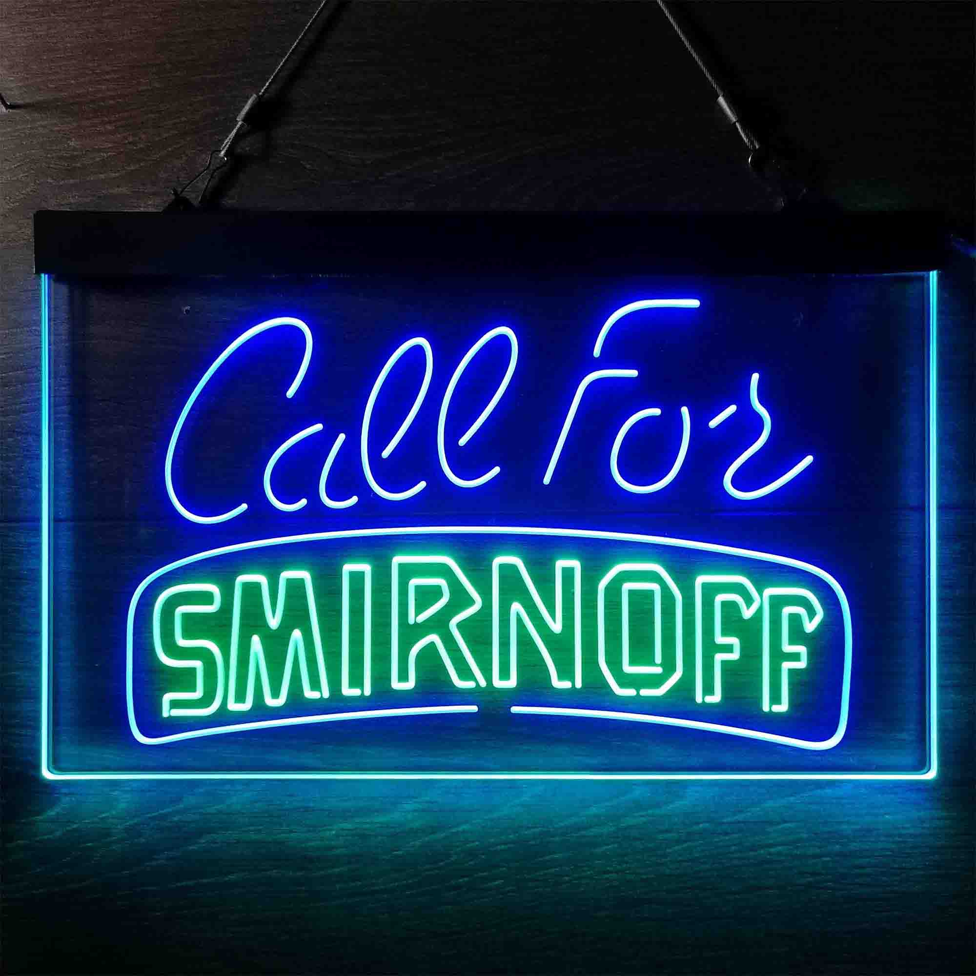 Call For Smirnoff Neon LED Sign