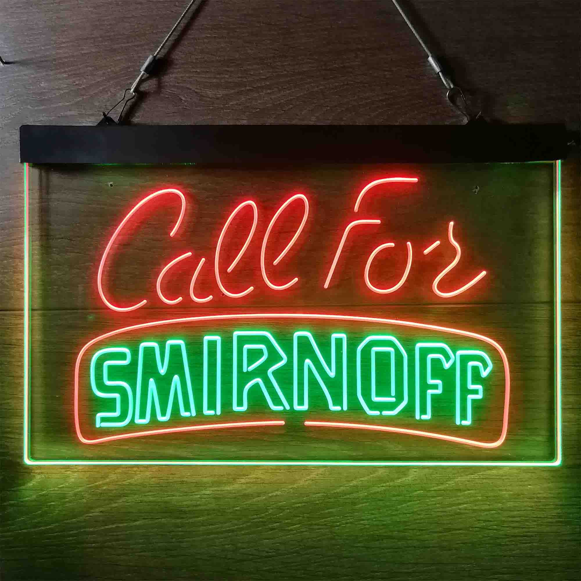 Call For Smirnoff Neon LED Sign