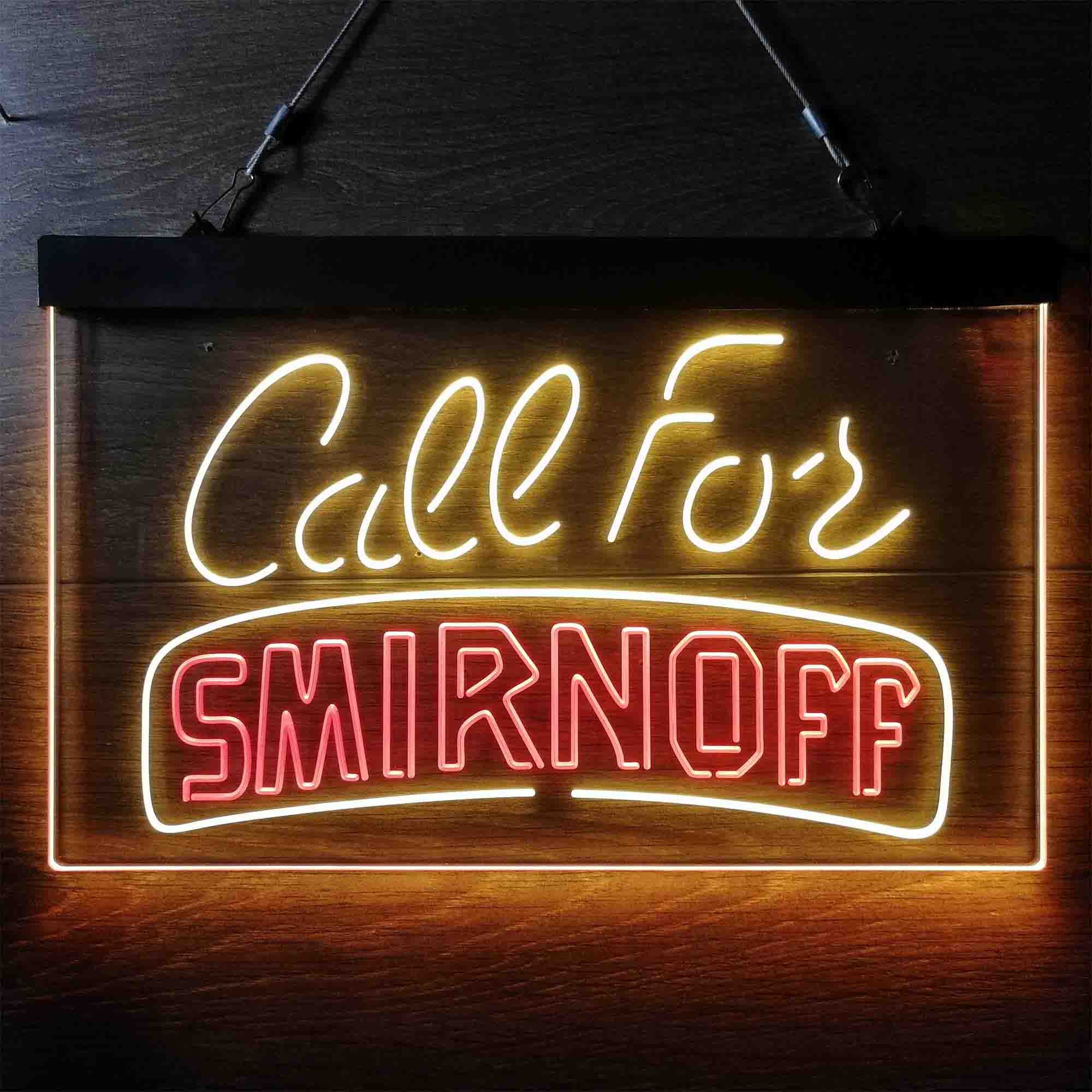 Call For Smirnoff Neon LED Sign