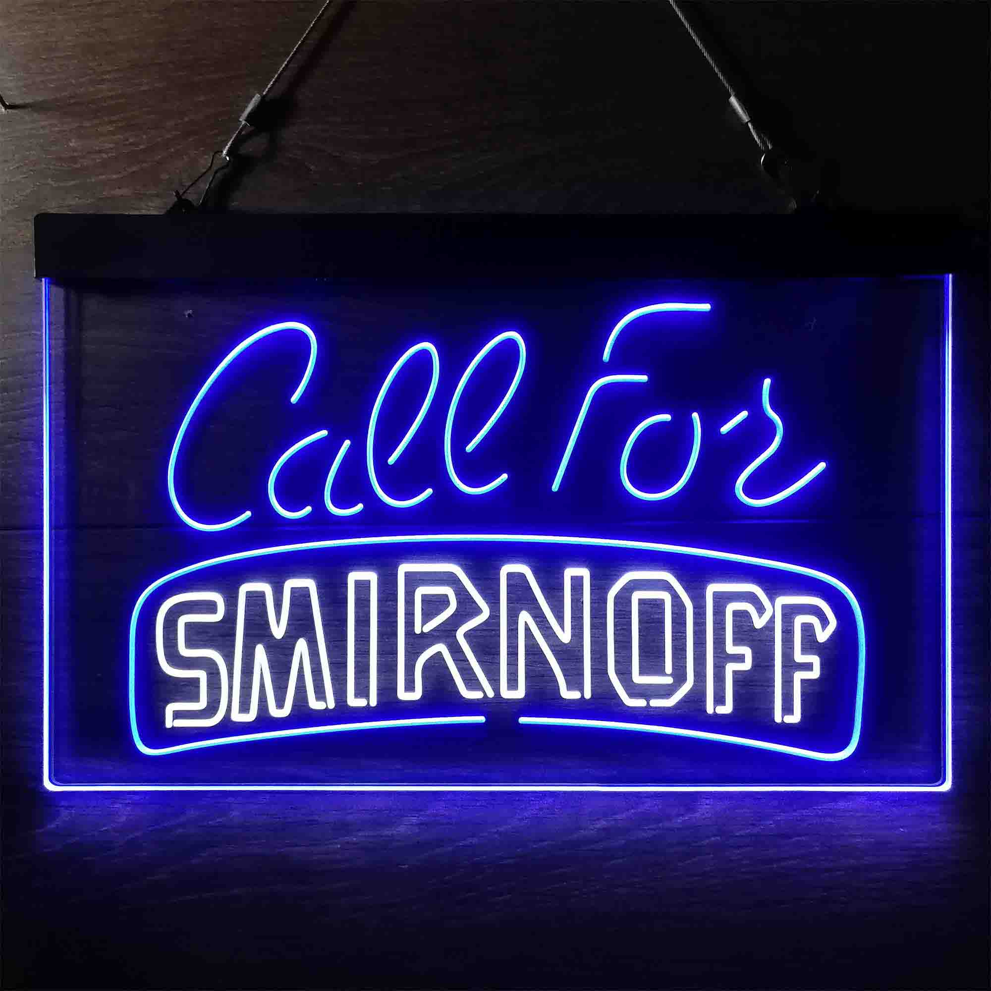 Call For Smirnoff Neon LED Sign