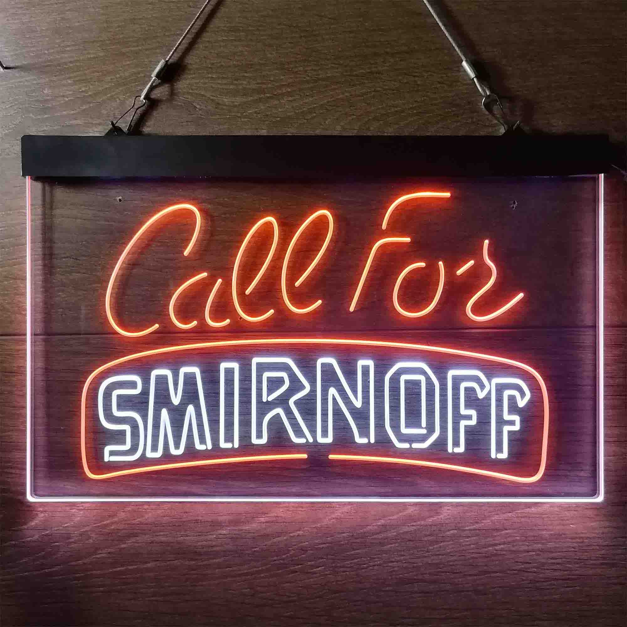 Call For Smirnoff Neon LED Sign