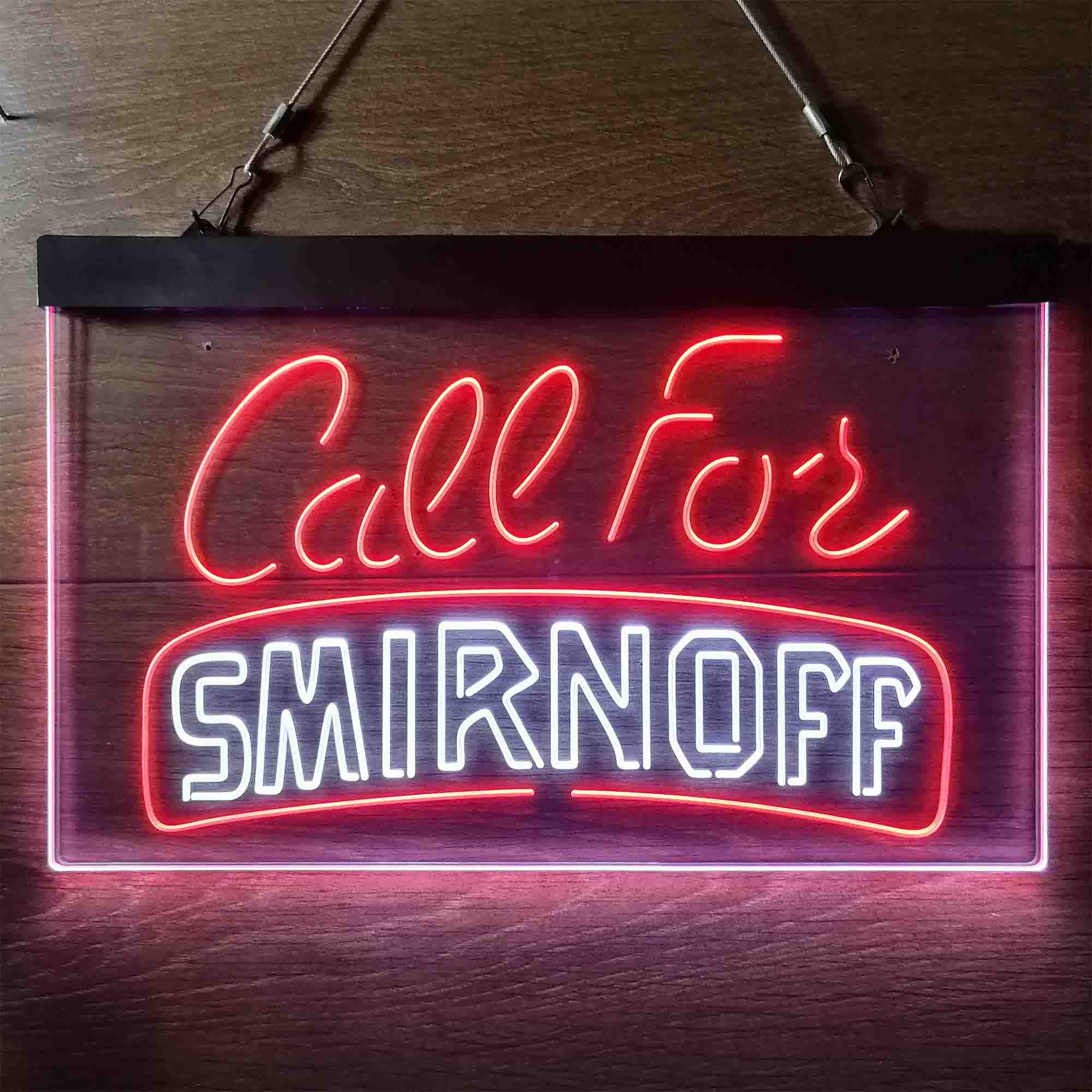 Call For Smirnoff Neon LED Sign