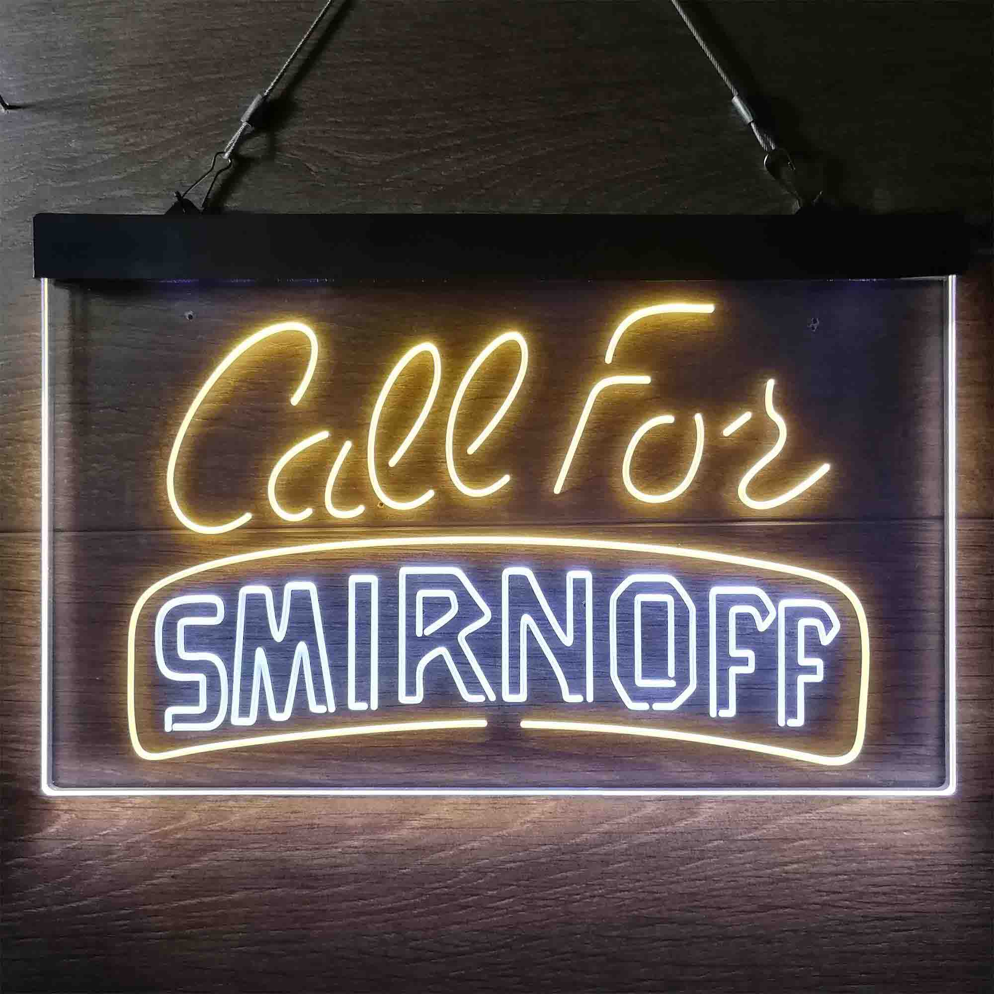 Call For Smirnoff Neon LED Sign