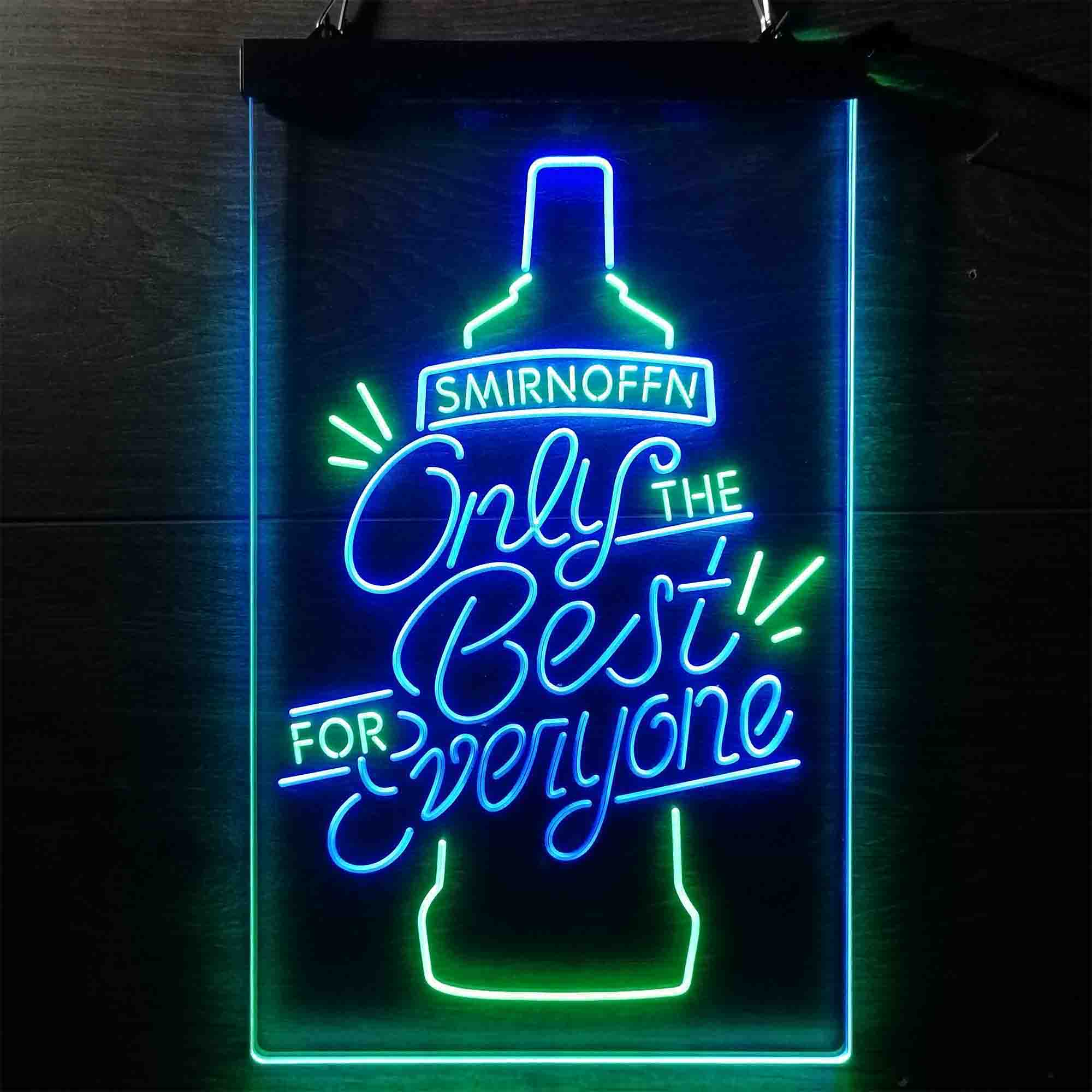 Smirnoff Only The Best For Everyone Neon LED Sign