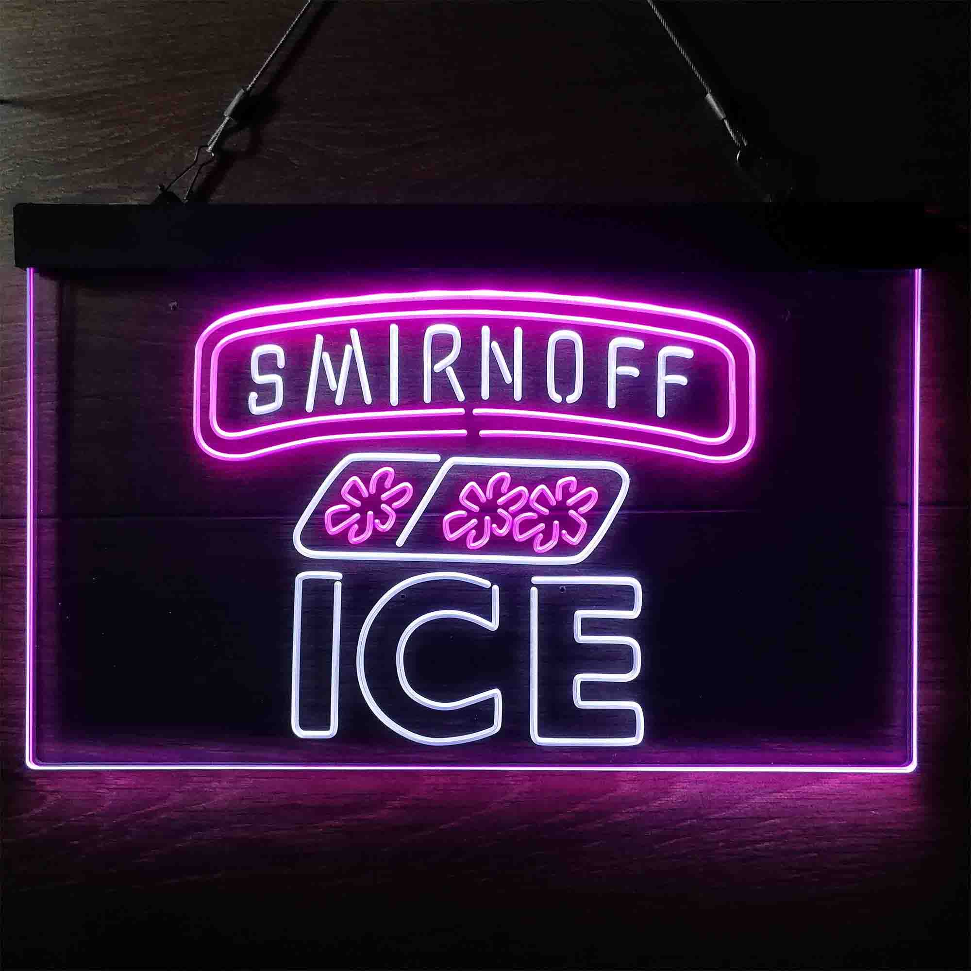 Smirnoff Ice Beverages Neon LED Sign