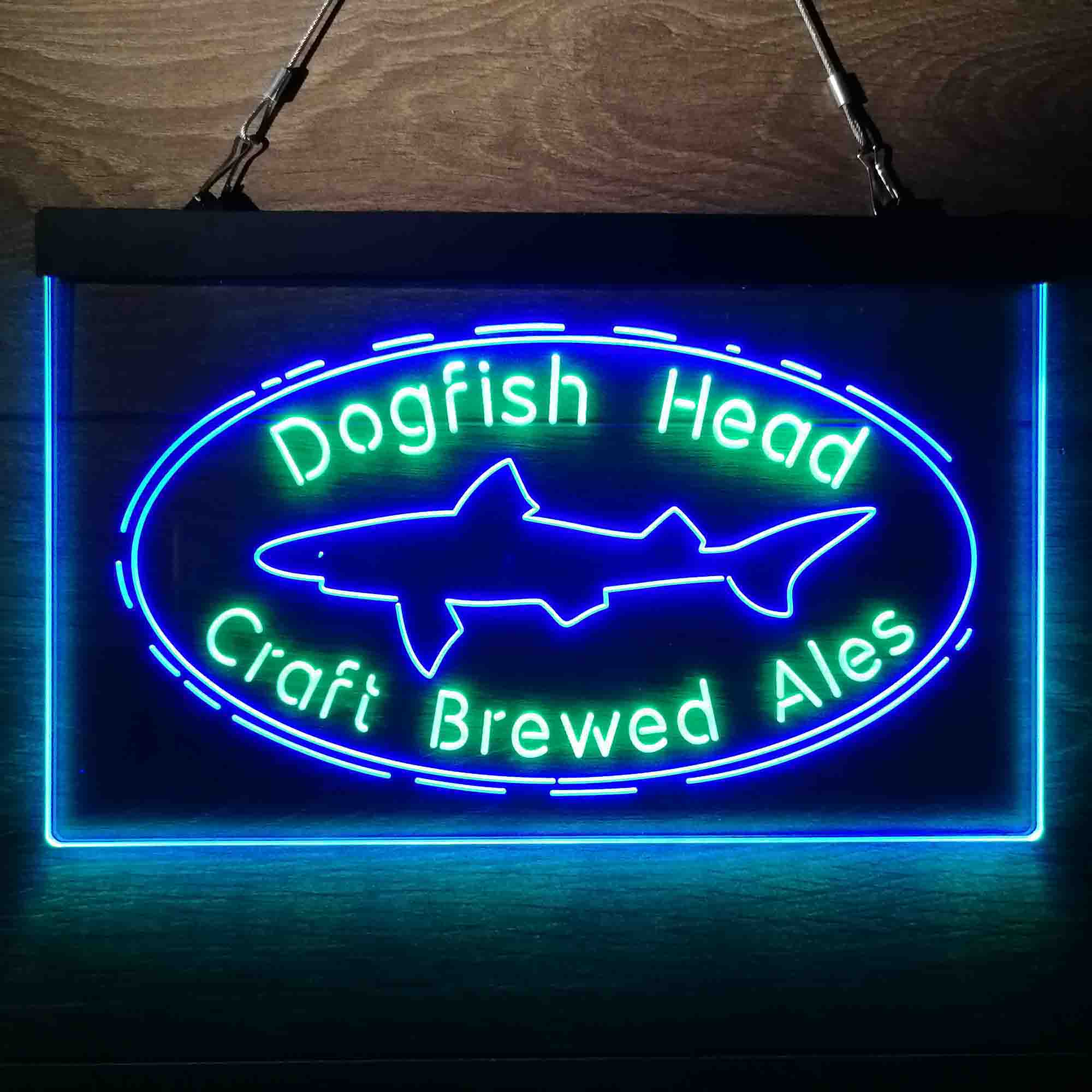 Dogfishヘッドクラフト醸造エールネオンLEDサイン