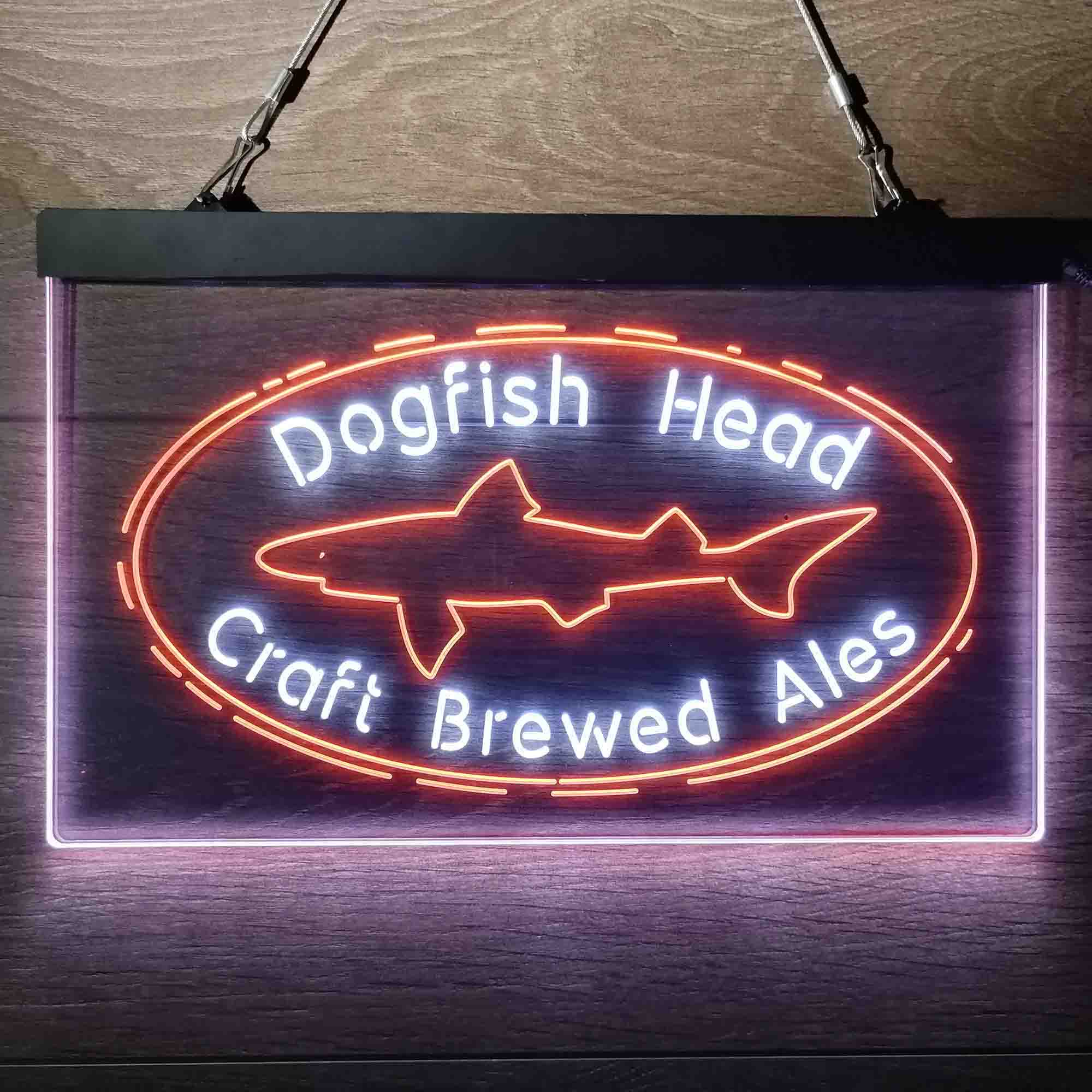 Dogfishヘッドクラフト醸造エールネオンLEDサイン