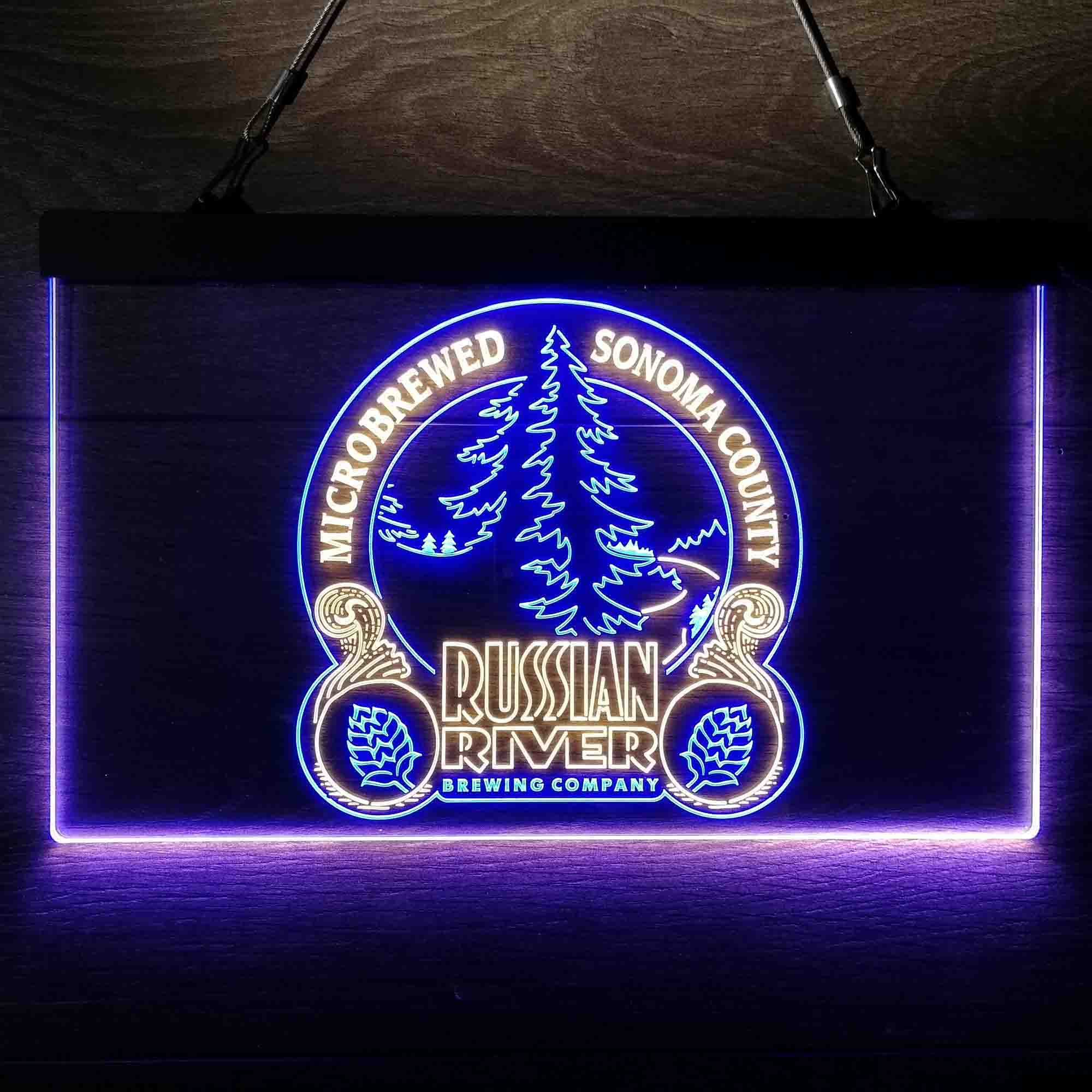 Russian River Brewing Company Sonoma County Neon LED Sign