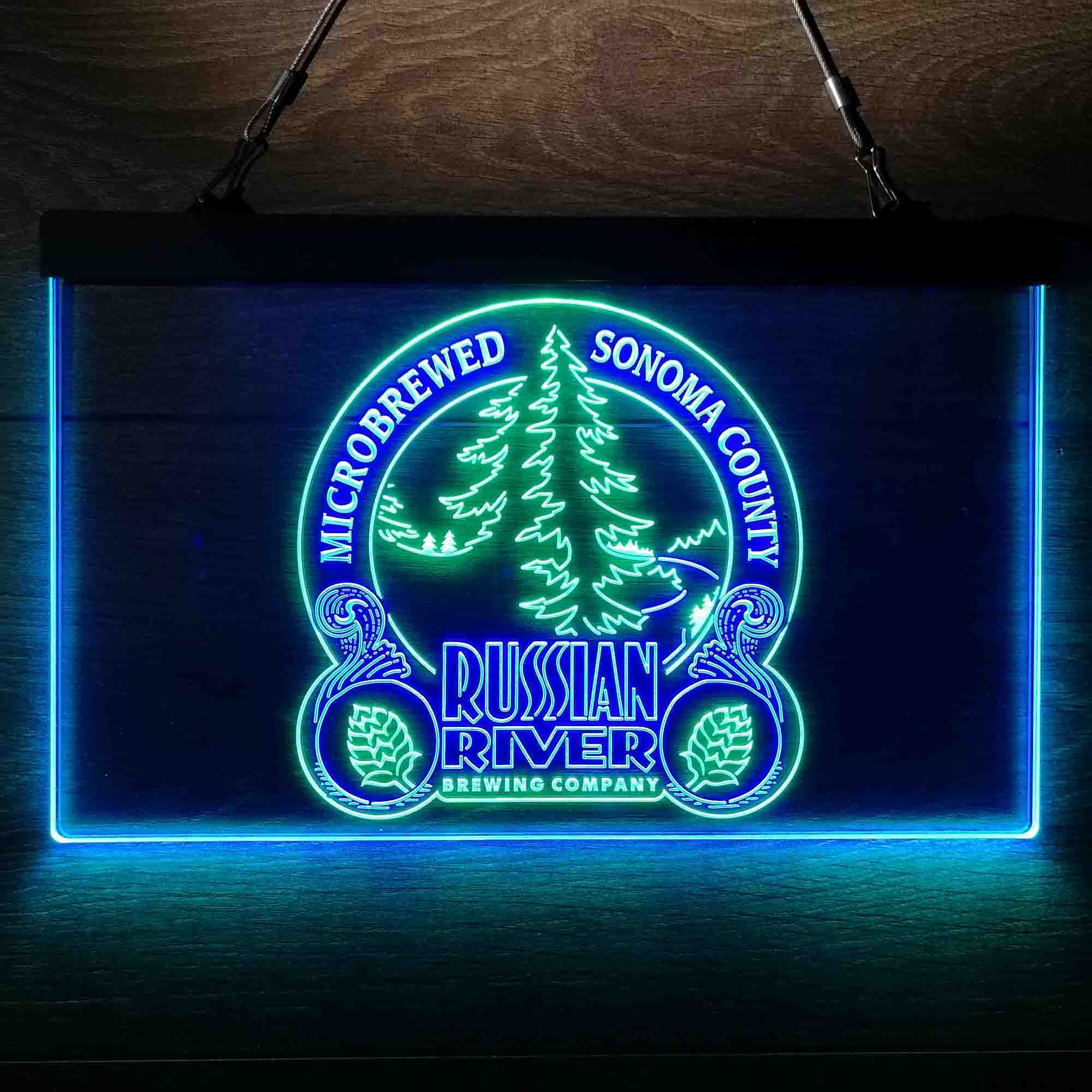 Russian River Brewing Company Sonoma County Neon LED Sign