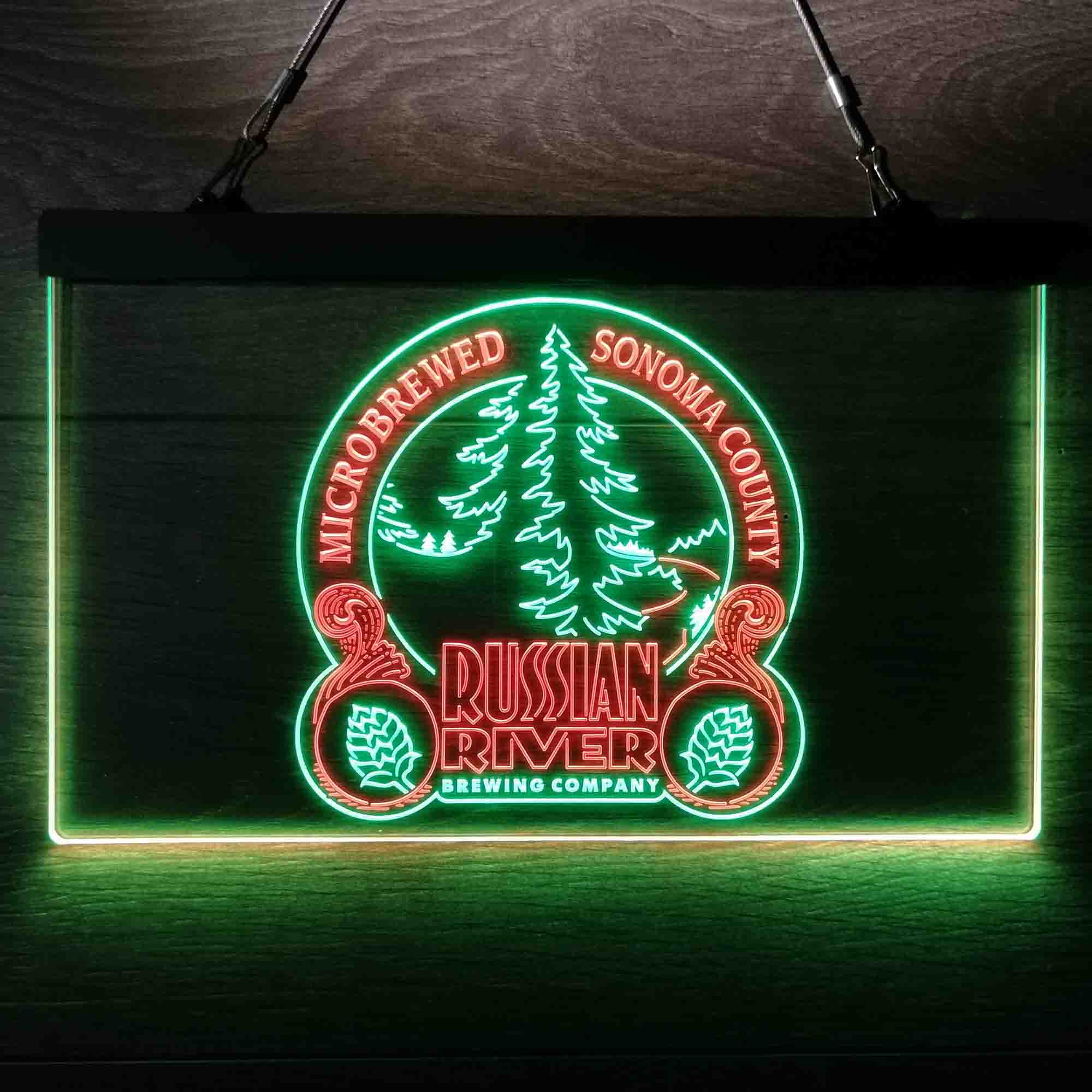 Russian River Brewing Company Sonoma County Neon LED Sign