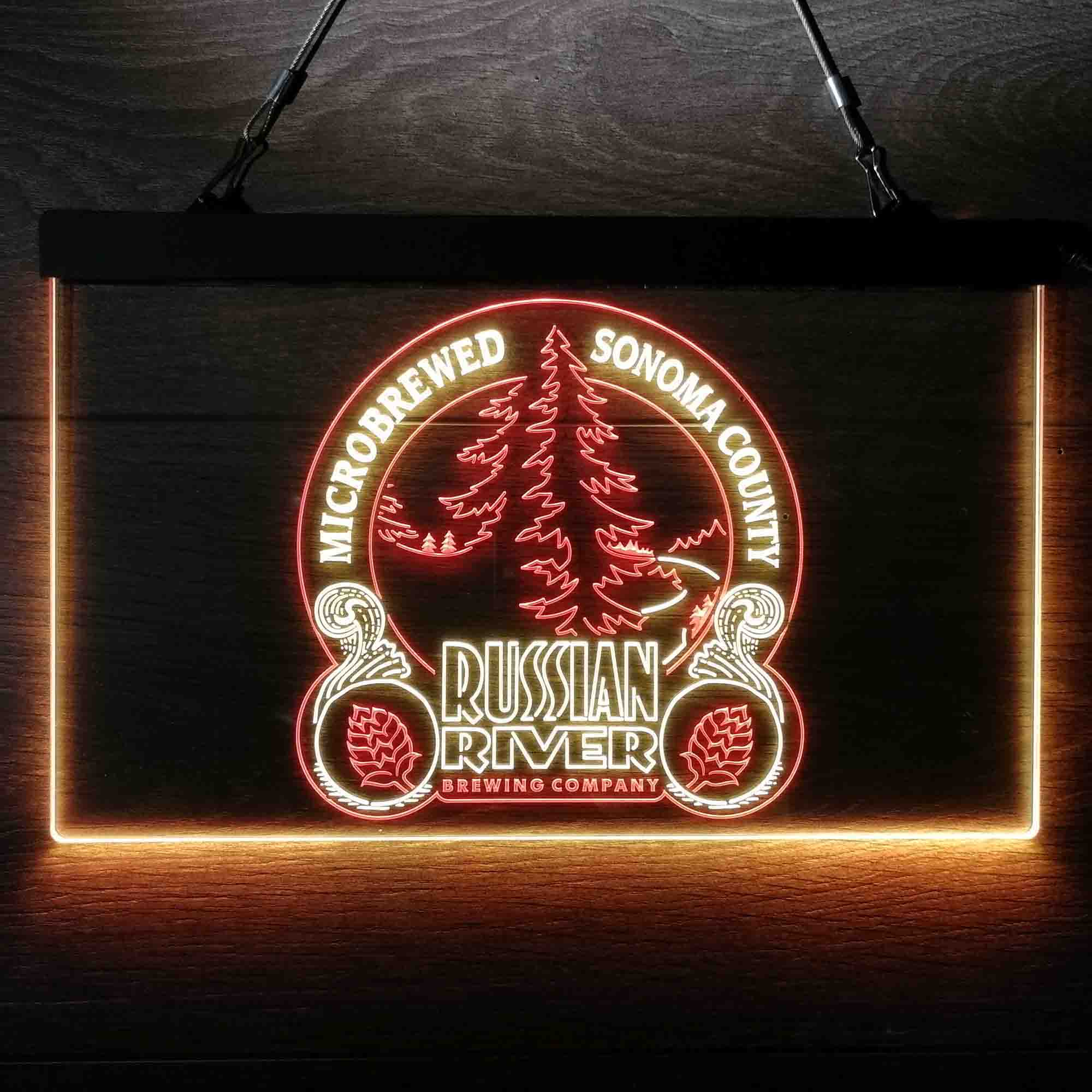 Russian River Brewing Company Sonoma County Neon LED Sign