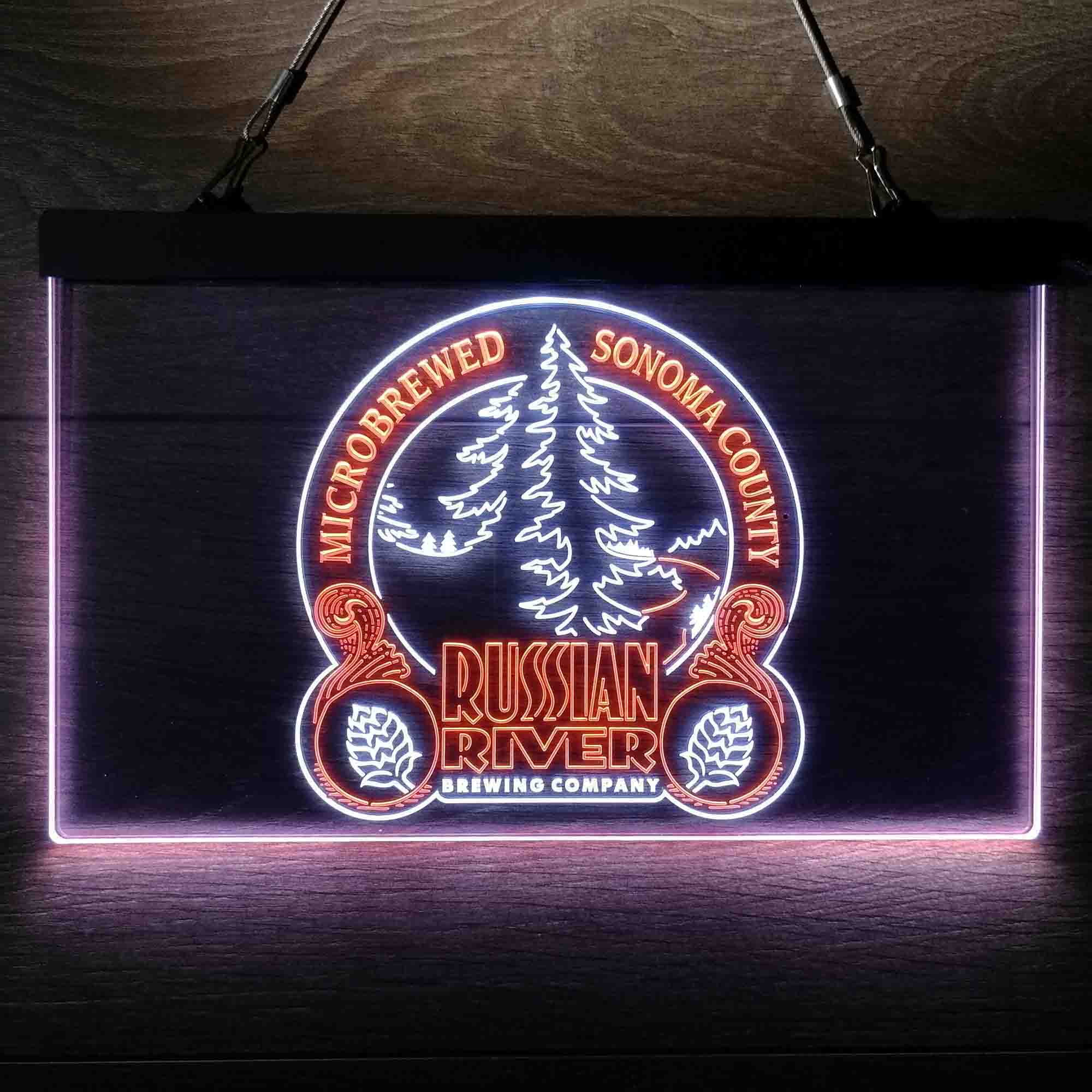 Russian River Brewing Company Sonoma County Neon LED Sign