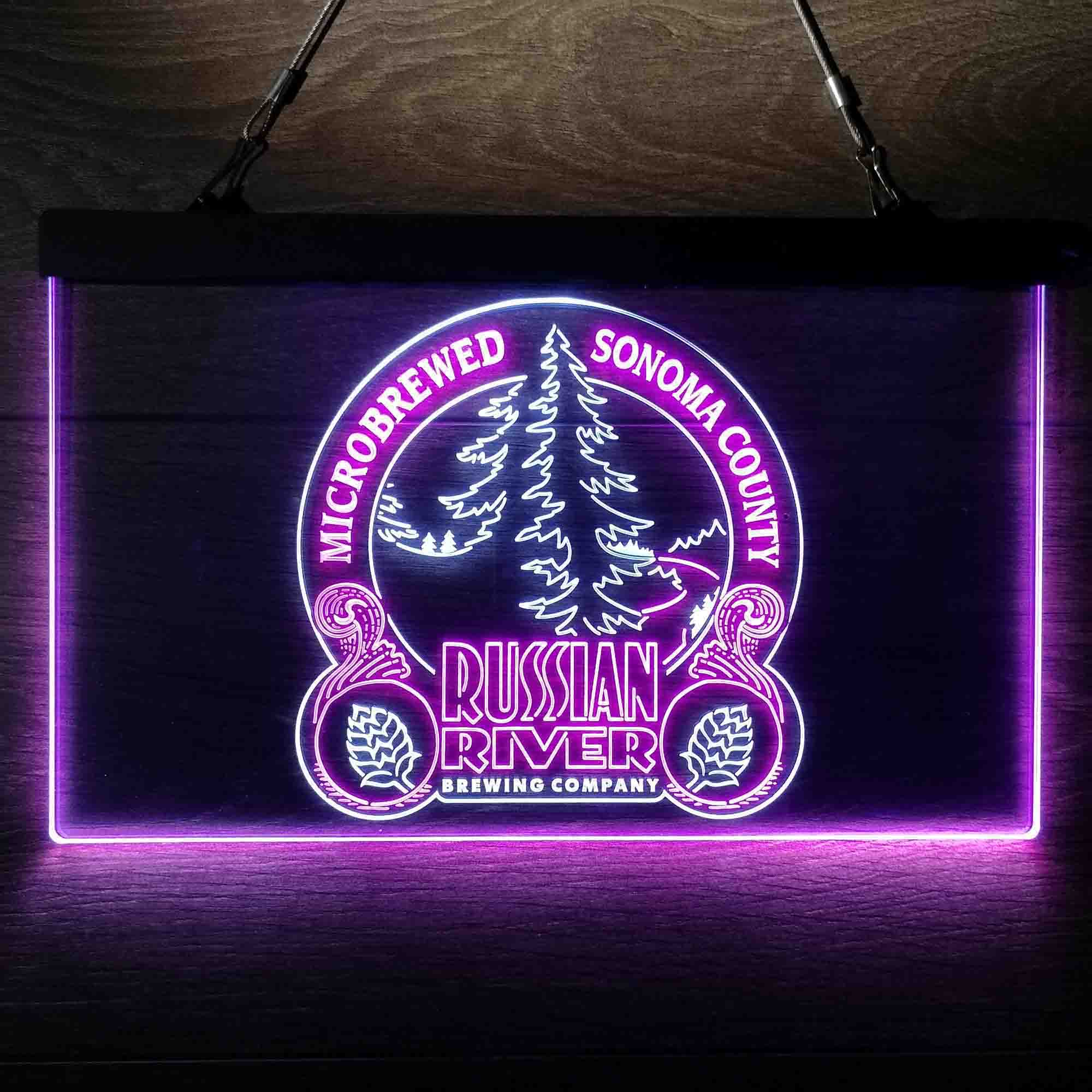 Russian River Brewing Company Sonoma County Neon LED Sign