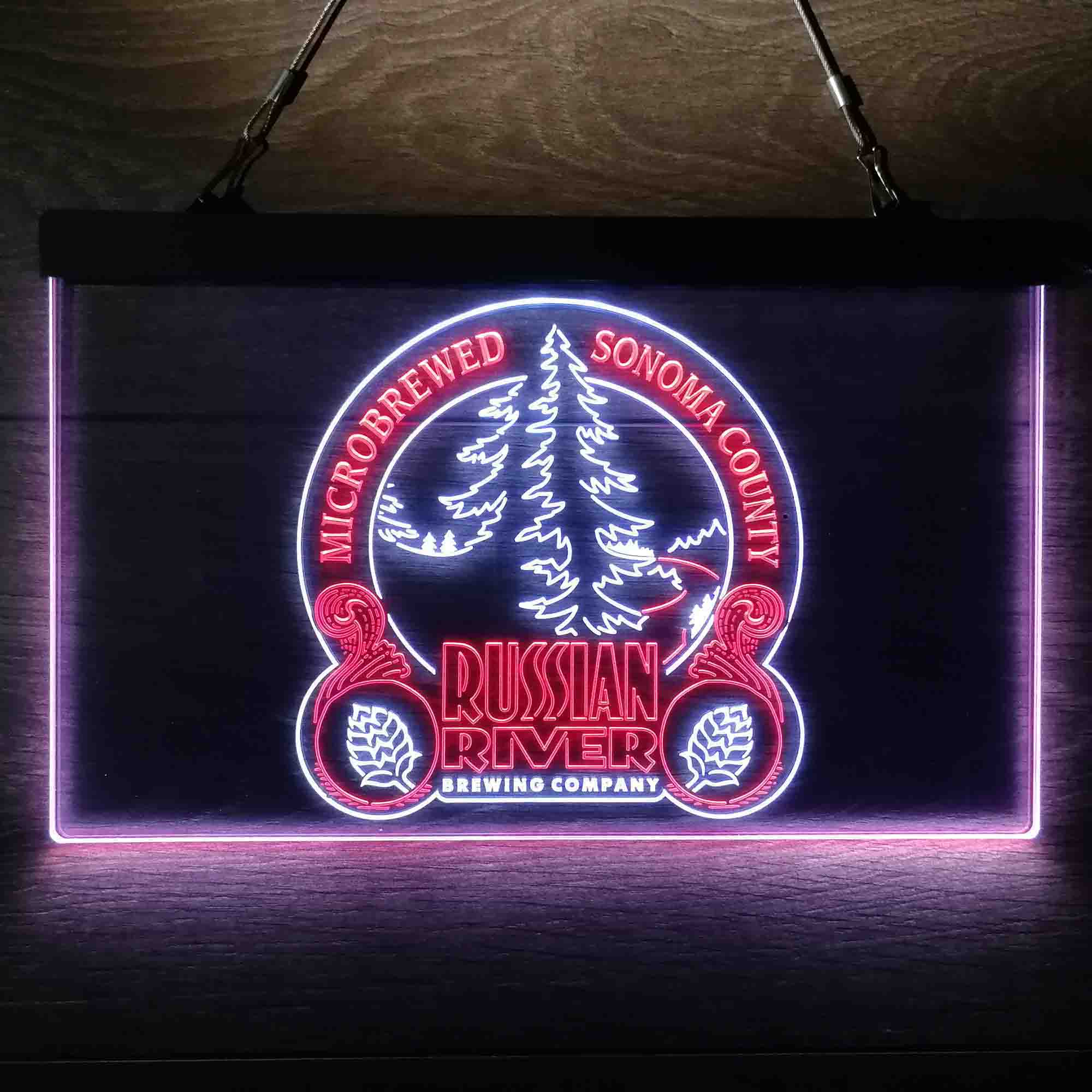 Russian River Brewing Company Sonoma County Neon LED Sign