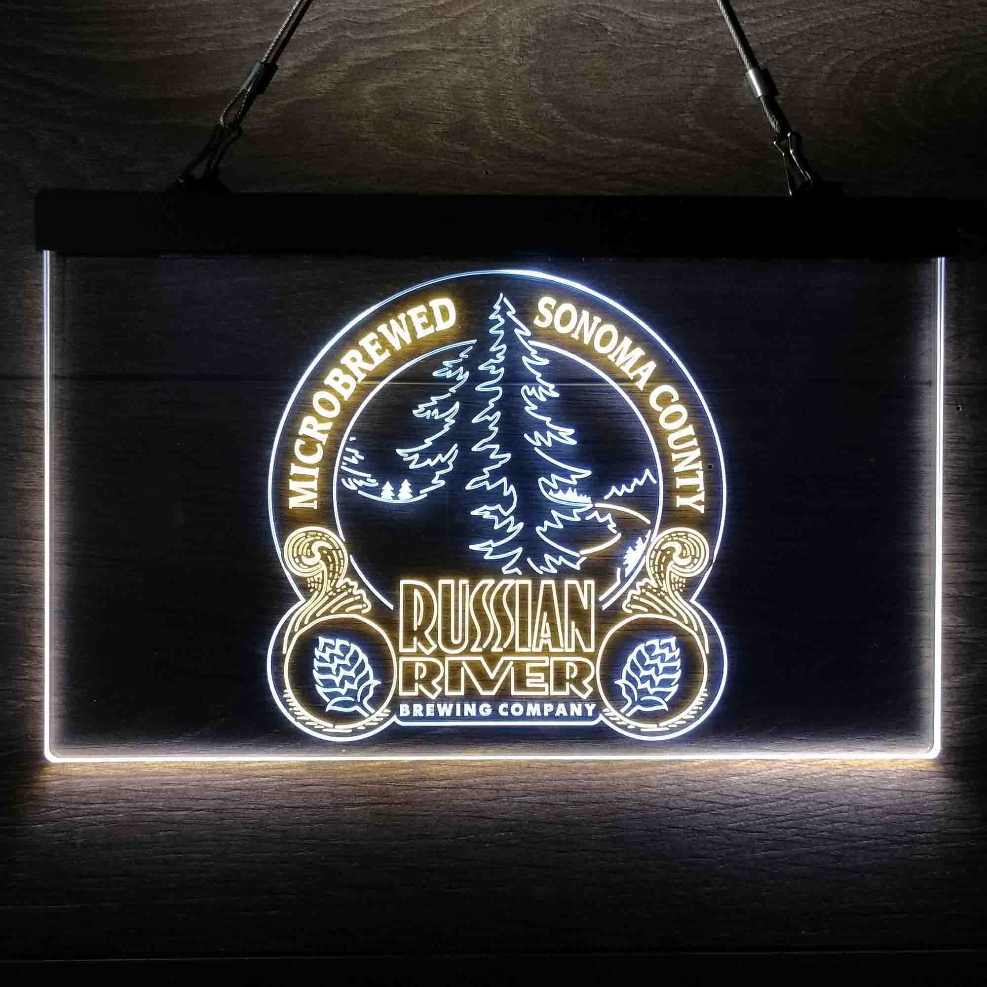 Russian River Brewing Company Sonoma County Neon LED Sign