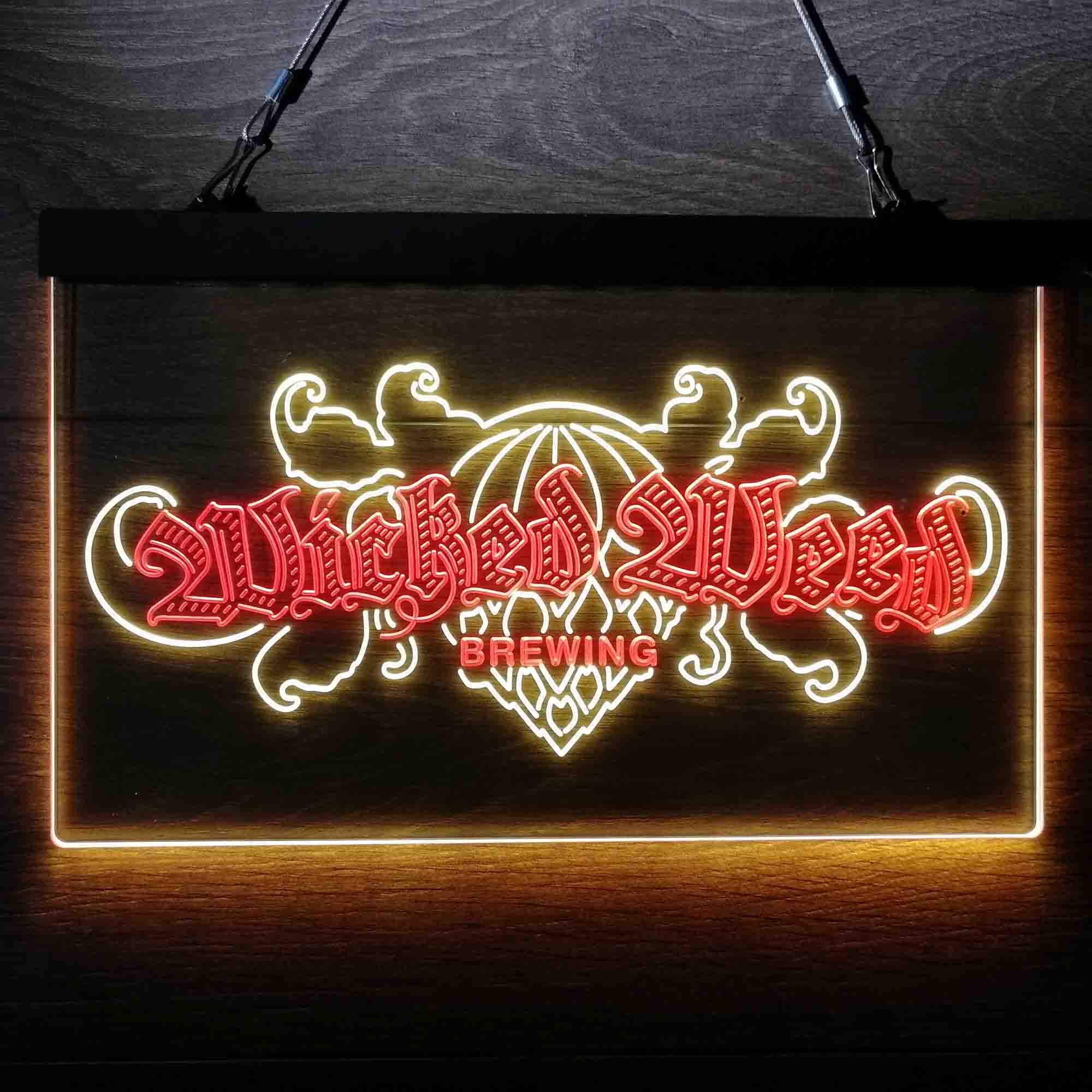 Wicked Weed Brewing Banner Neon LED Sign