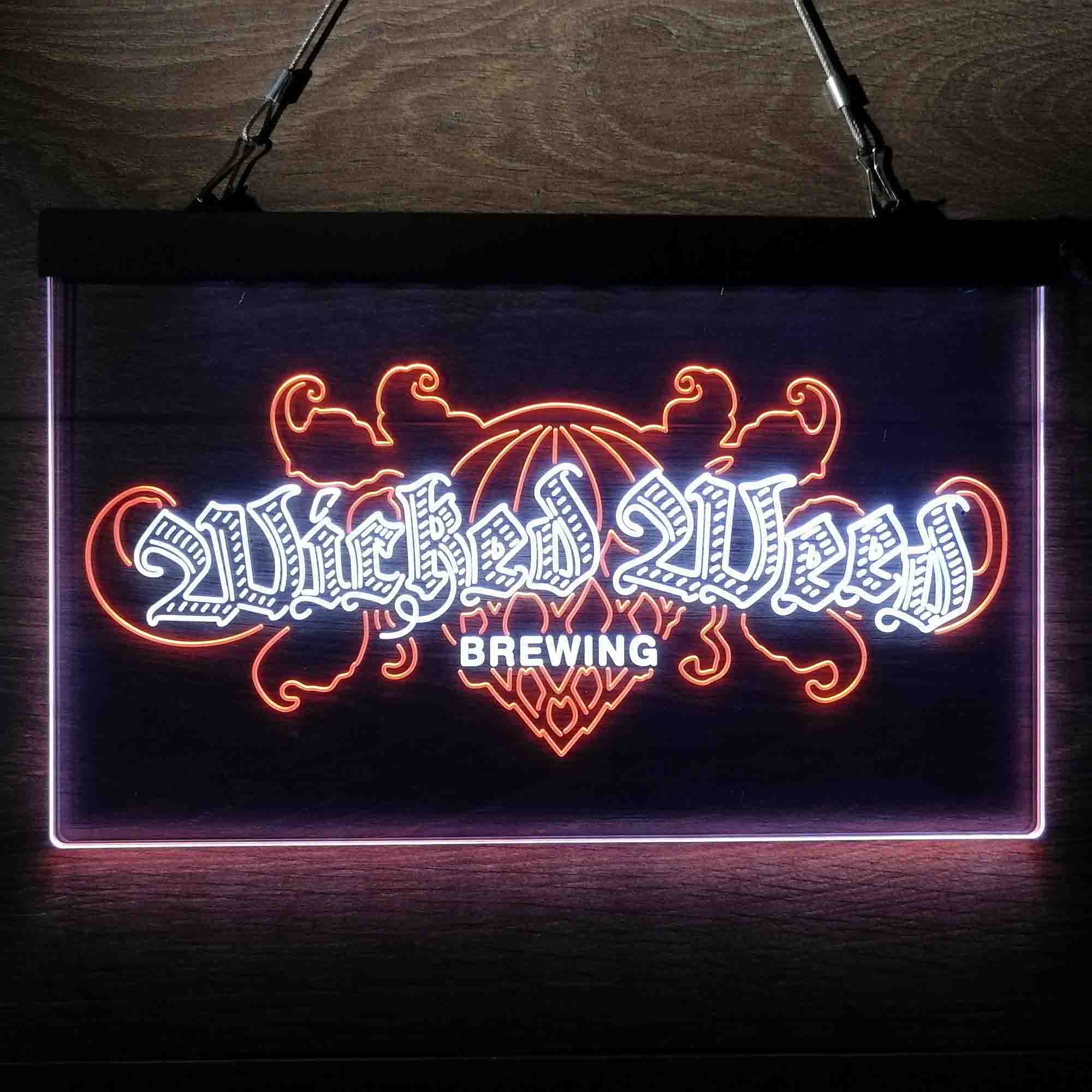 Wicked Weed Brewing Banner Neon LED Sign