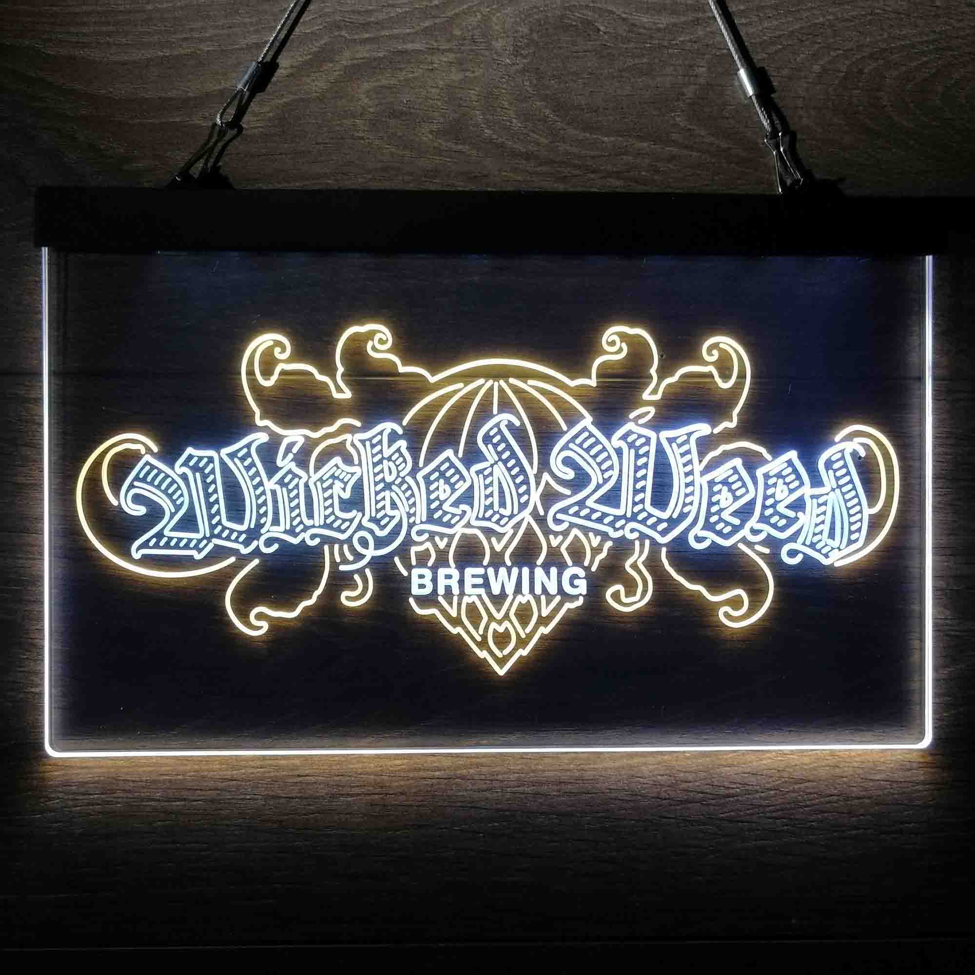 Wicked Weed Brewing Banner Neon LED Sign