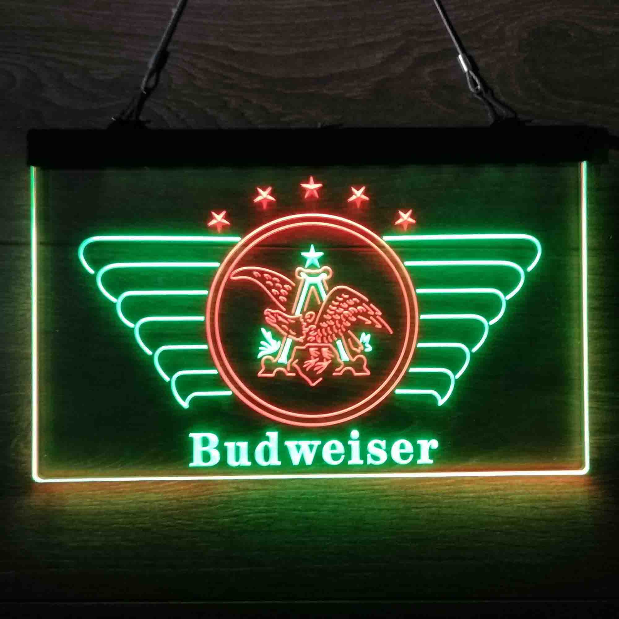 Budweiser Military Led Neon Light Up Sign