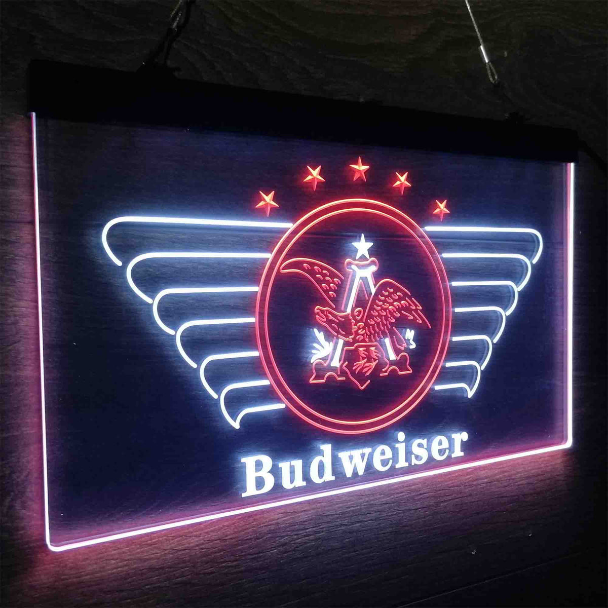 Budweiser Military Neon Sign - LED LAB CAVE