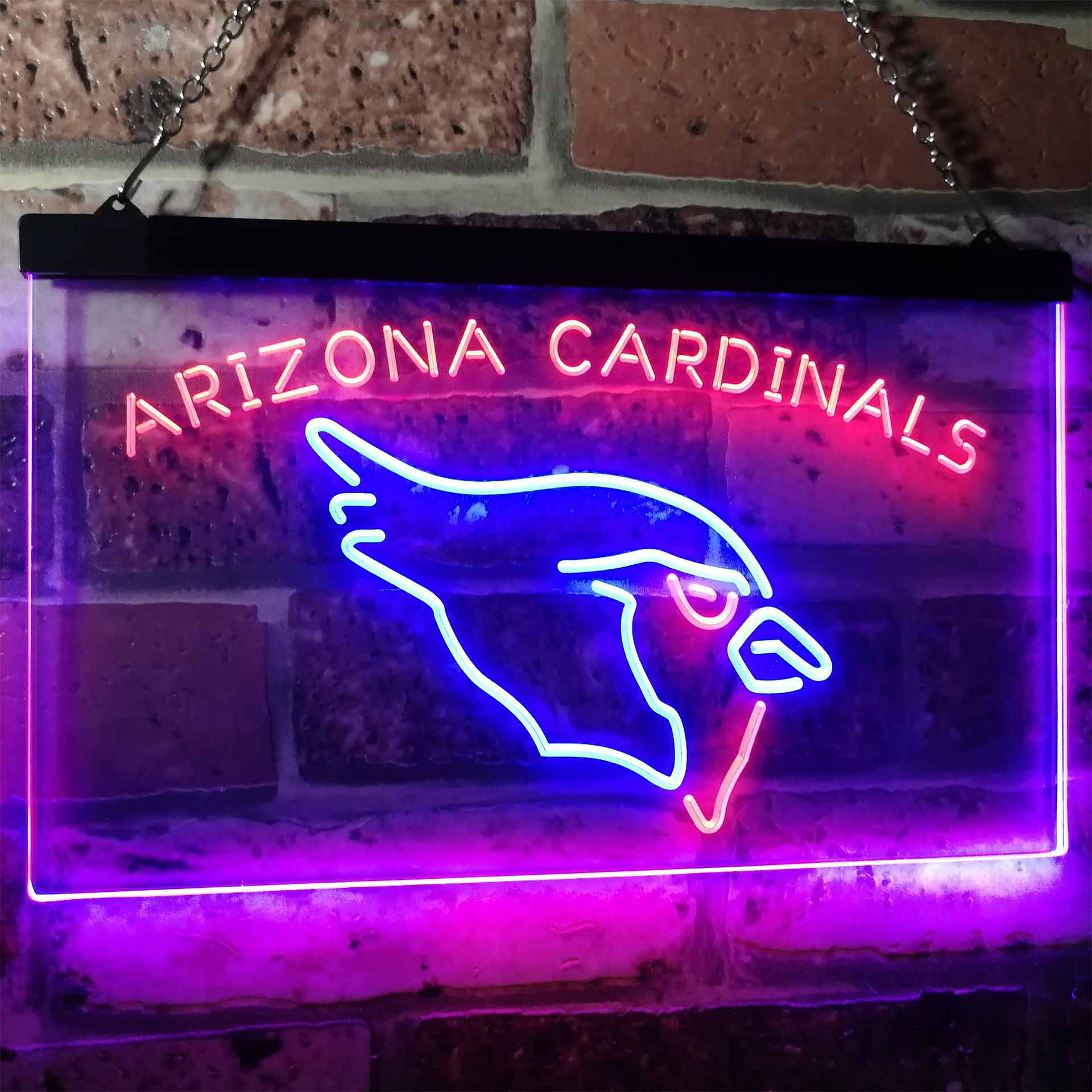 Arizona Cardinals Football Bar Decor Neon LED Sign