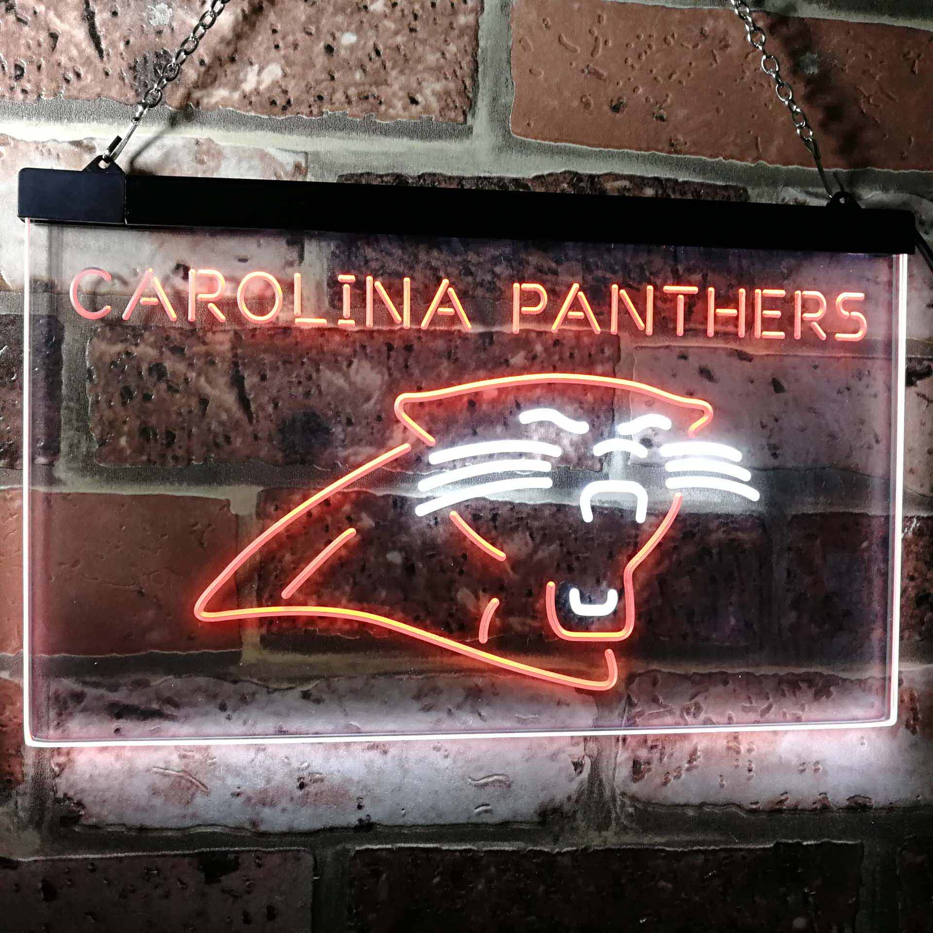 Carolina Panthers Decor Man Cave Neon Sign