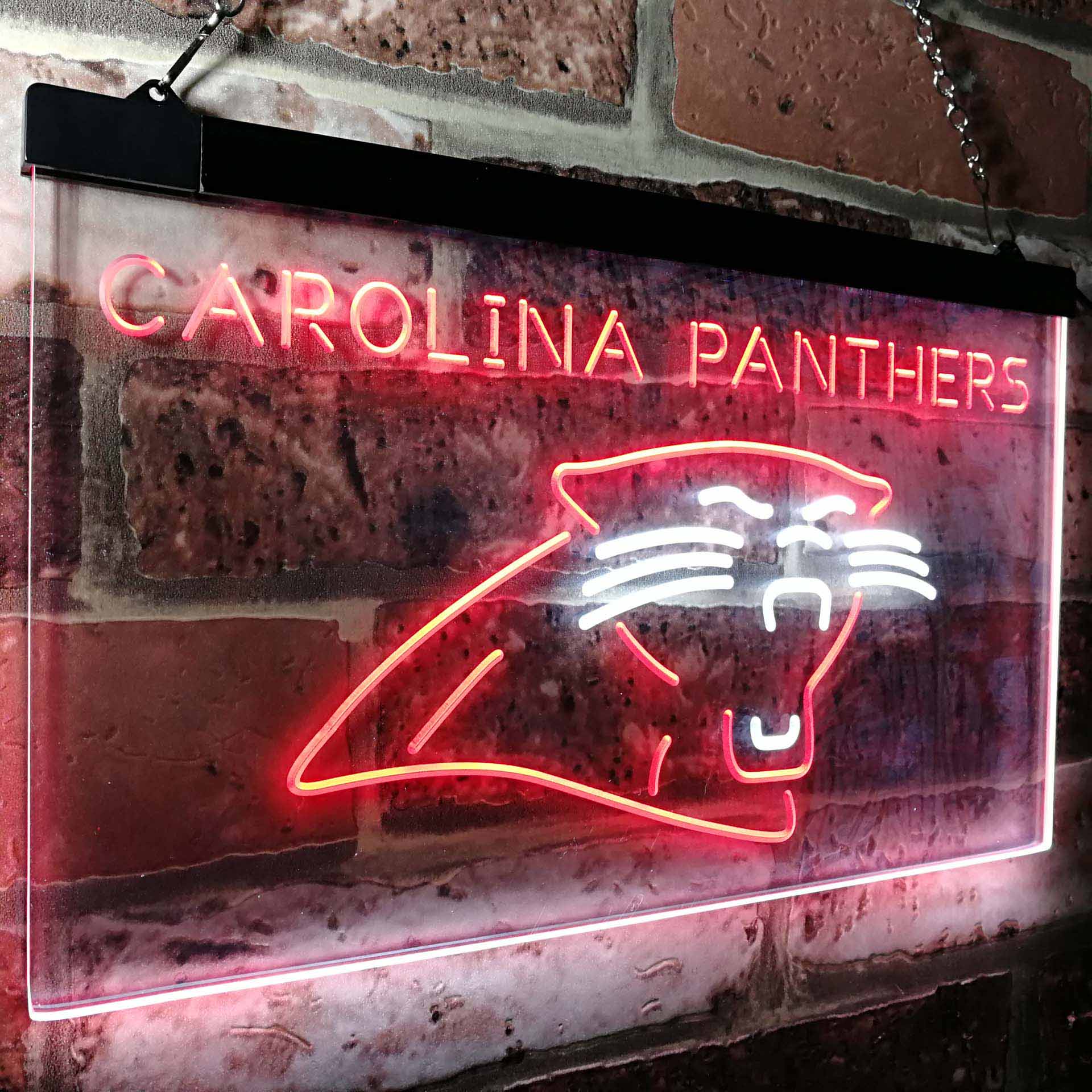 Carolina Panthers Football Bar Decor Neon LED Sign