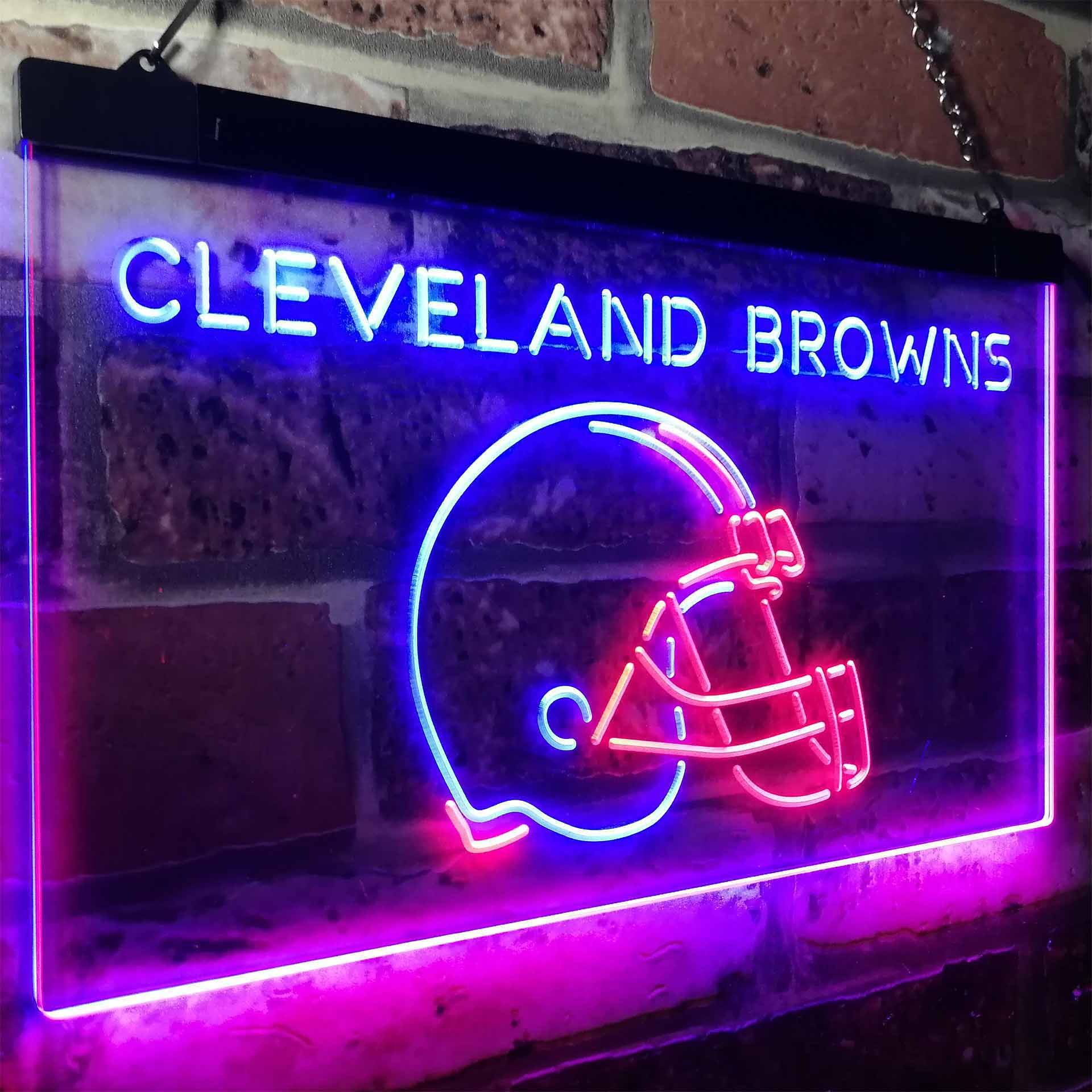 Cleveland Browns Man Cave Neon Sign