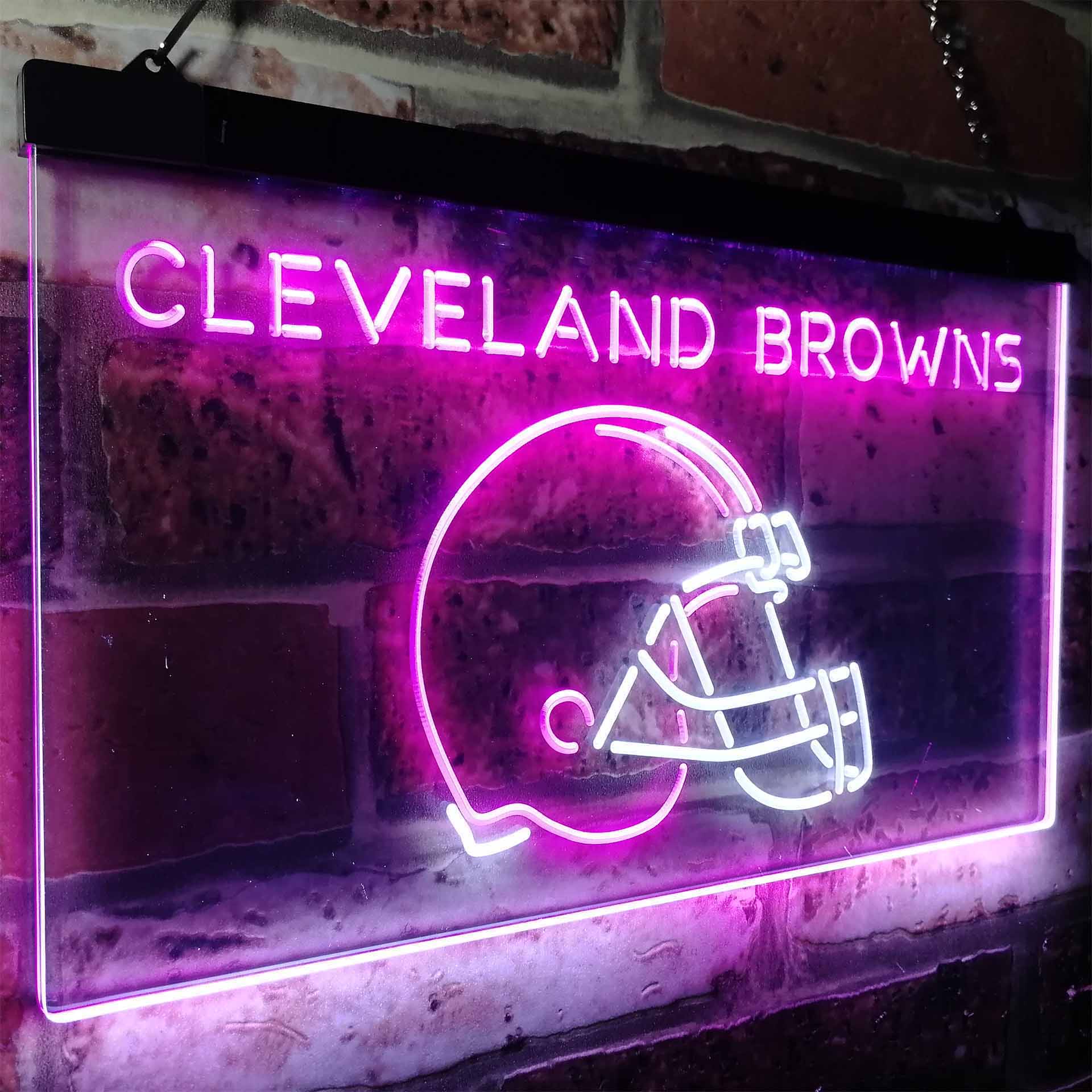Cleveland Browns Neon Light Up Sign Wall Decor