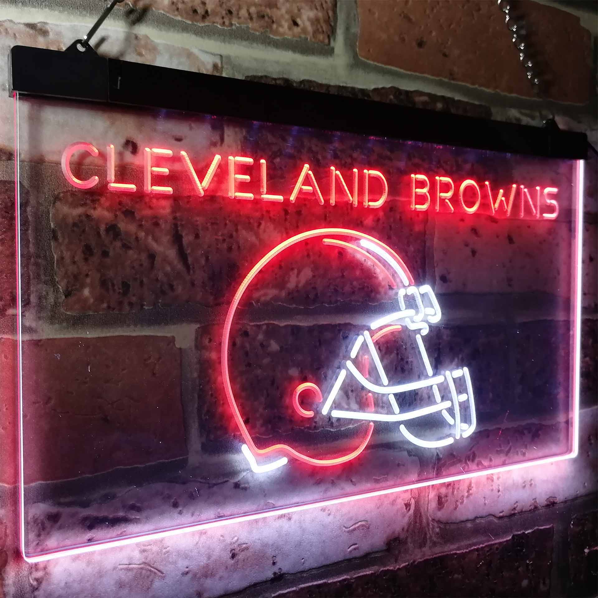 Cleveland Browns Man Cave Neon Sign