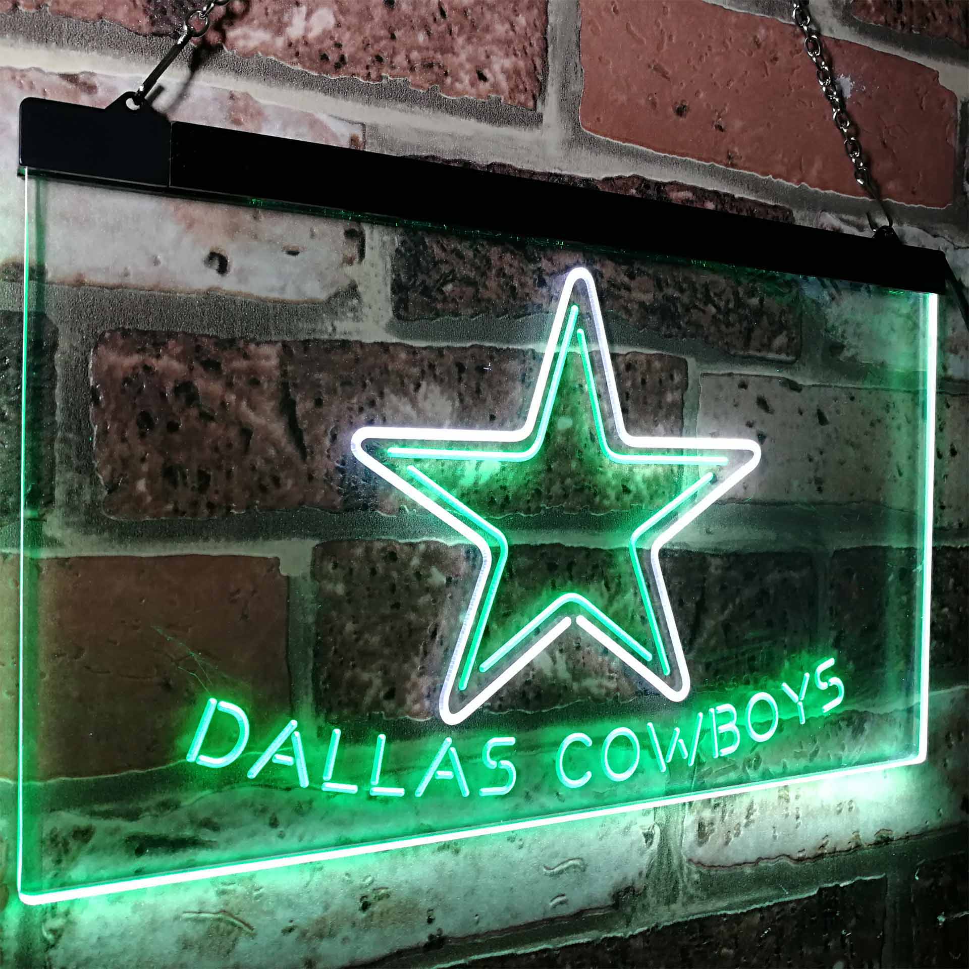 Star Cowboys Football Club Dallas Neon Light Up Sign Wall Decor