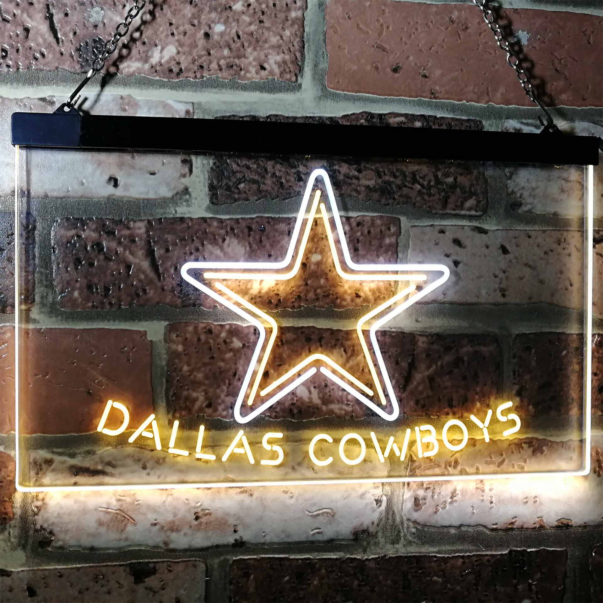 Star Cowboys Football Club Dallas Man Cave Neon Sign