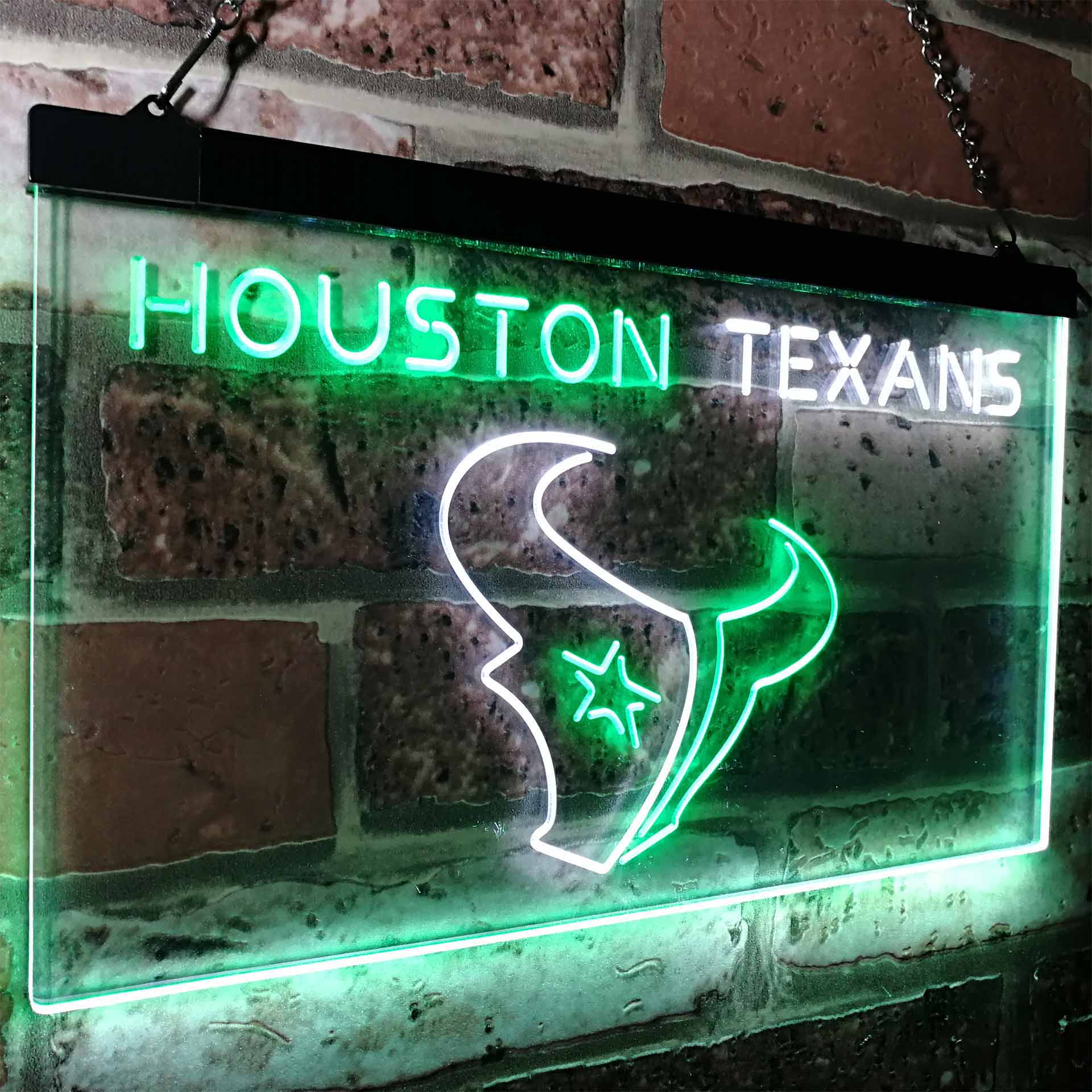 Houston Texans Football Bar Neon LED Sign