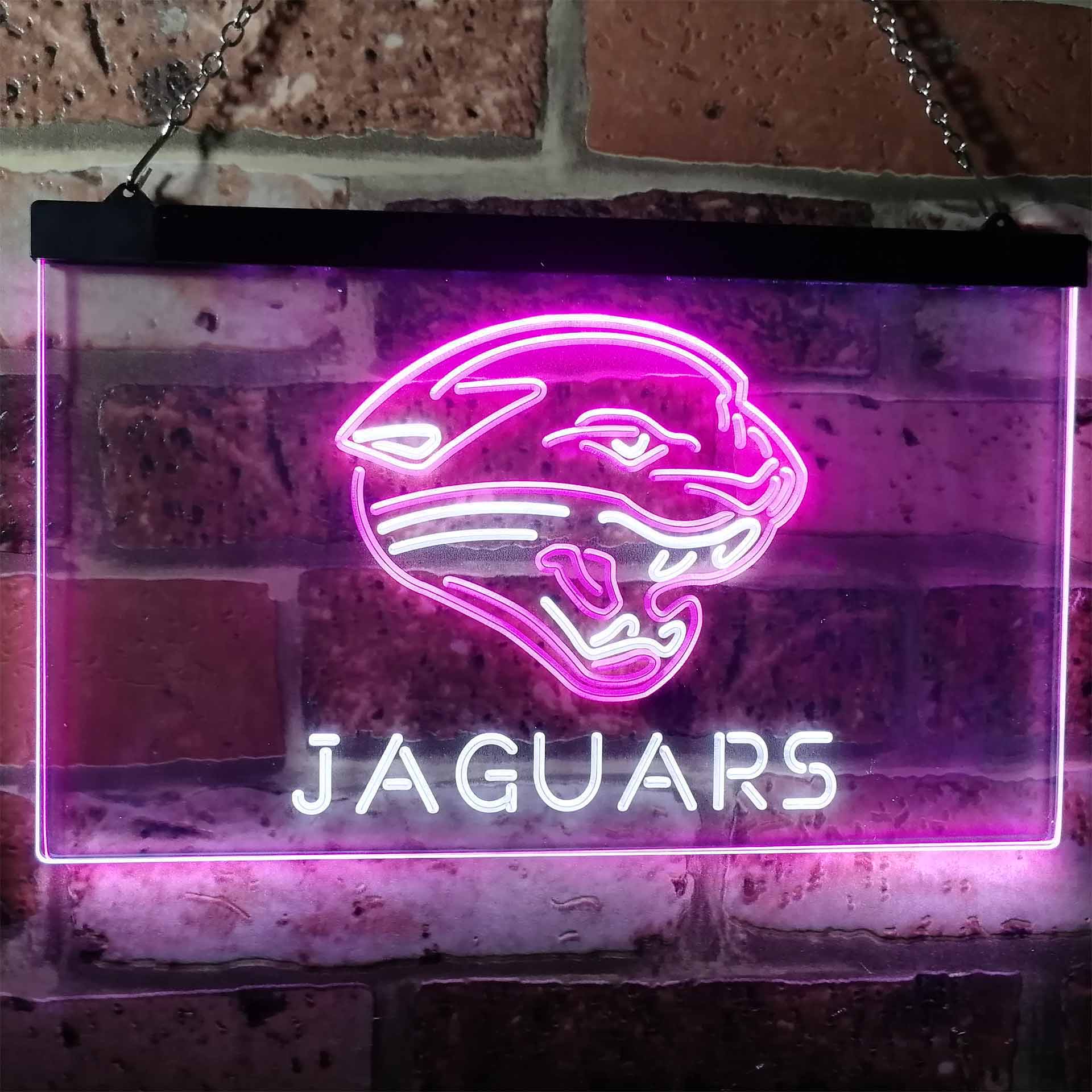 Jacksonville Jaguars Decor Man Cave Neon Sign