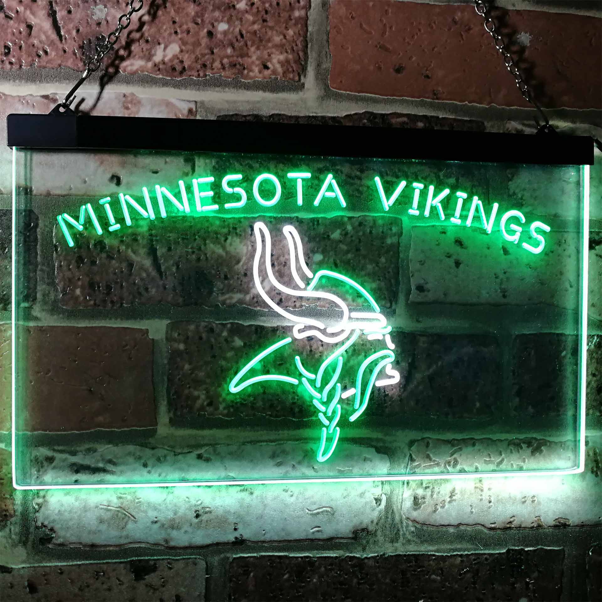 Minnesota Vikings Football Bar Decor Neon LED Sign
